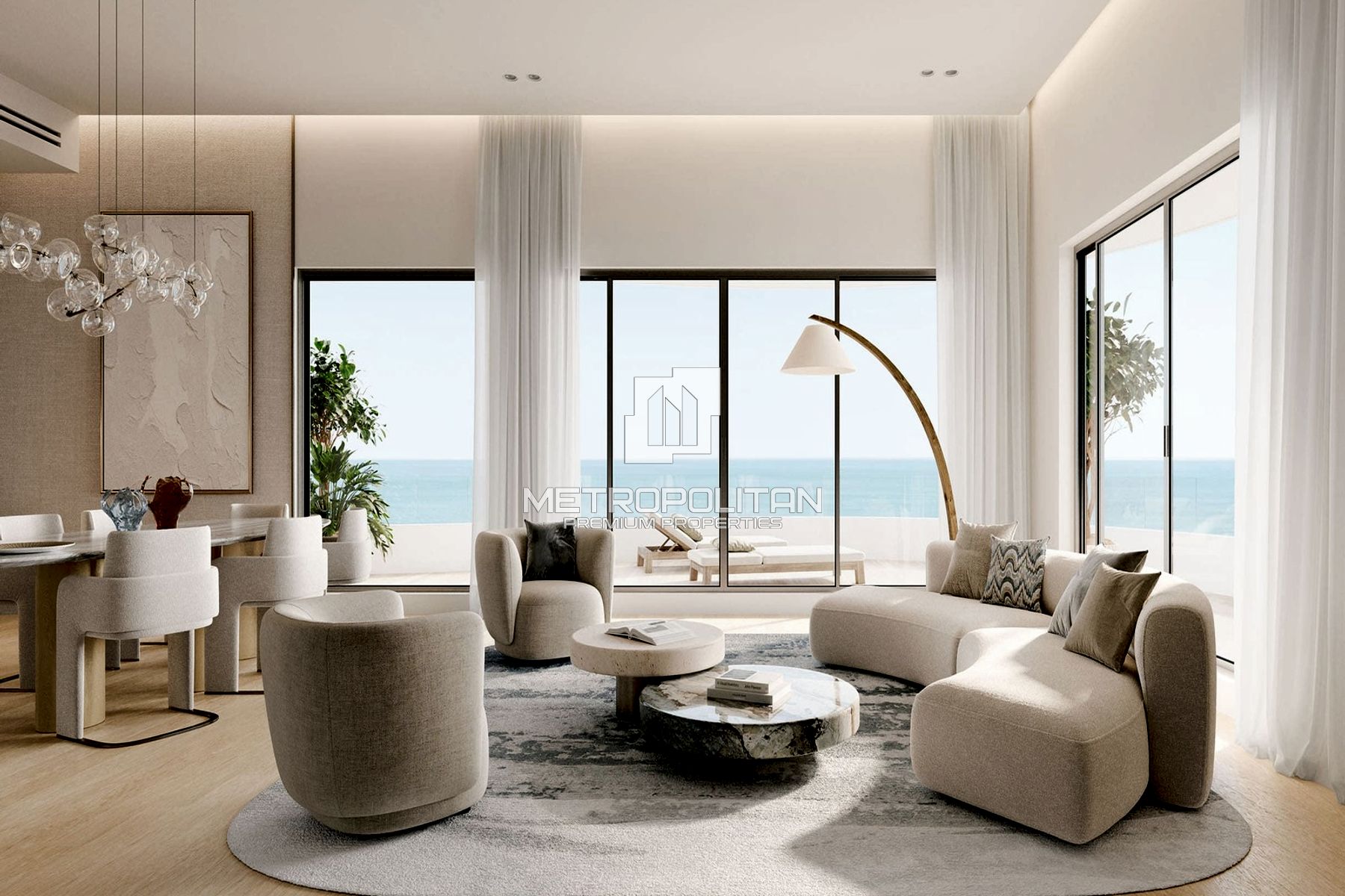 Miraggio Stunning 1BR | Sea View | Resale Near OP