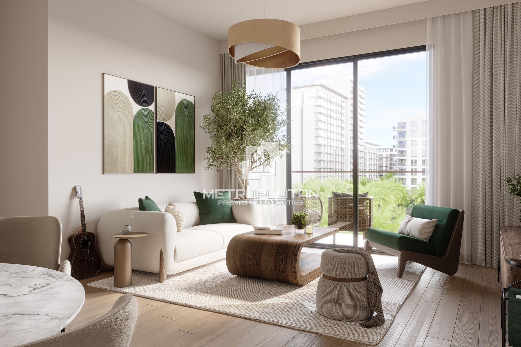 Spacious 2BHK I Corner Unit | Community View