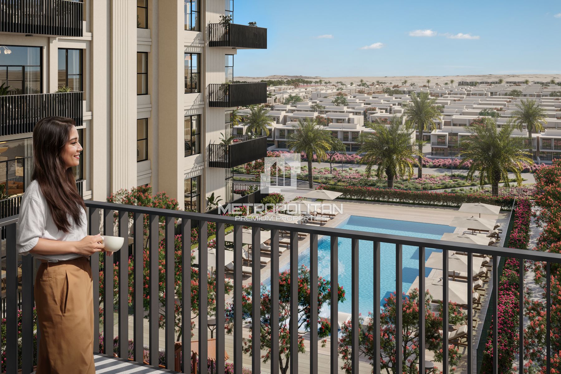 Spacious 2BHK I Corner Unit | Community View