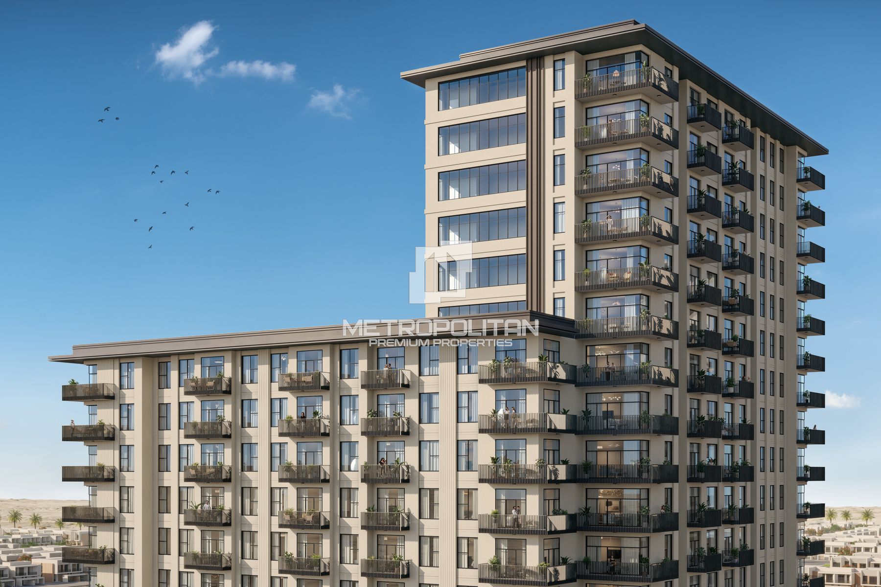 Spacious 2BHK I Corner Unit | Community View