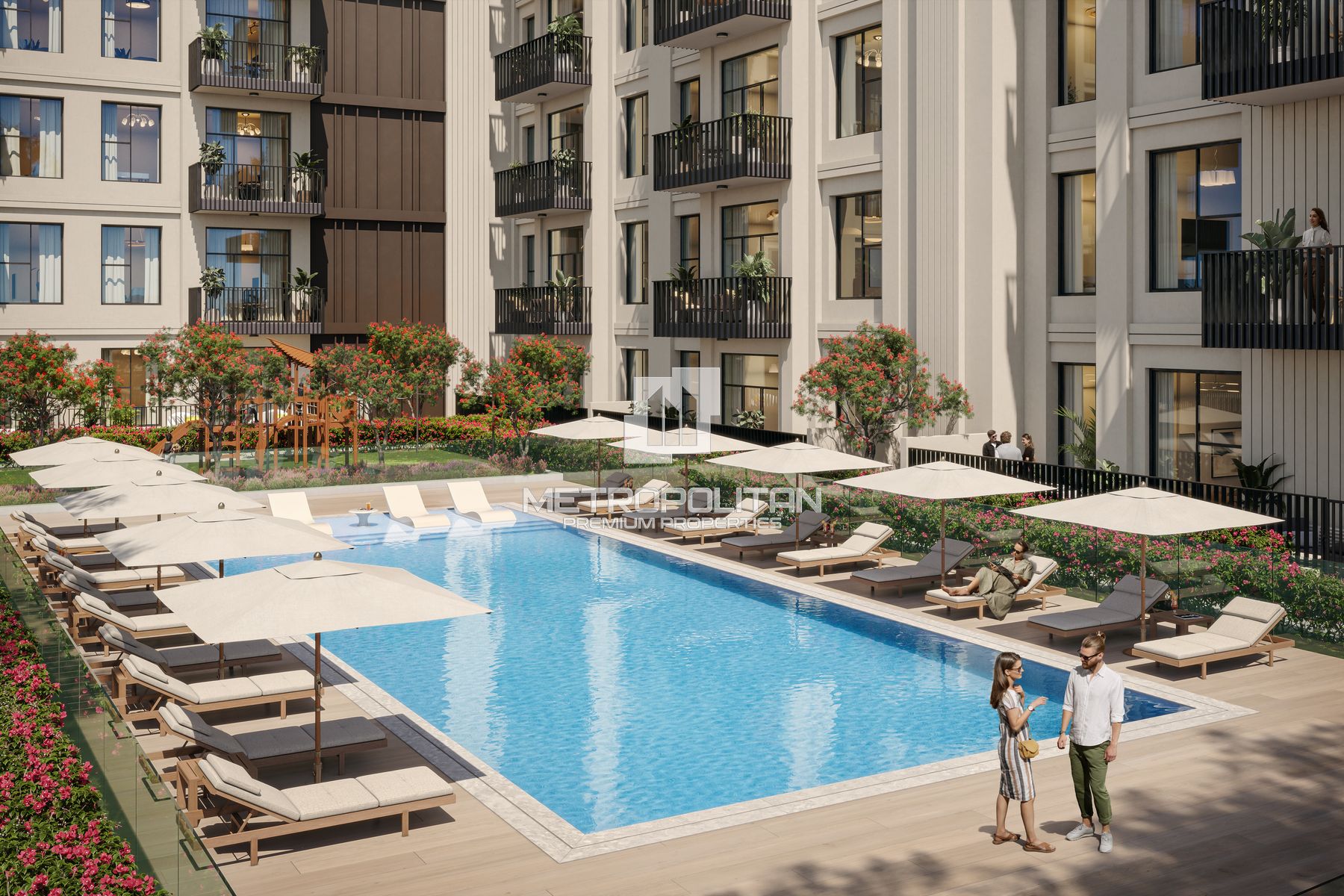 Spacious 2BHK I Corner Unit | Community View
