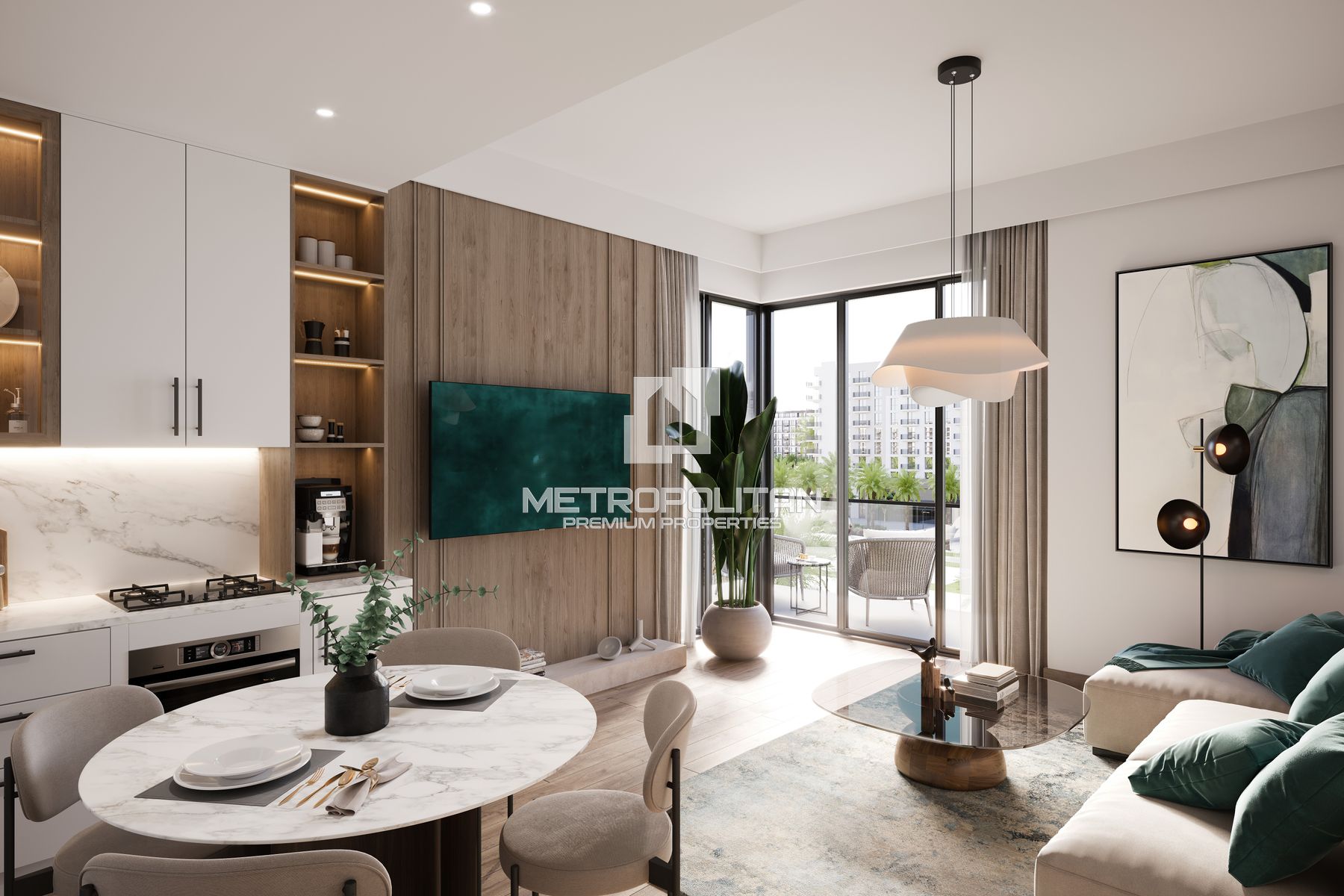 Spacious 2BHK I Corner Unit | Community View