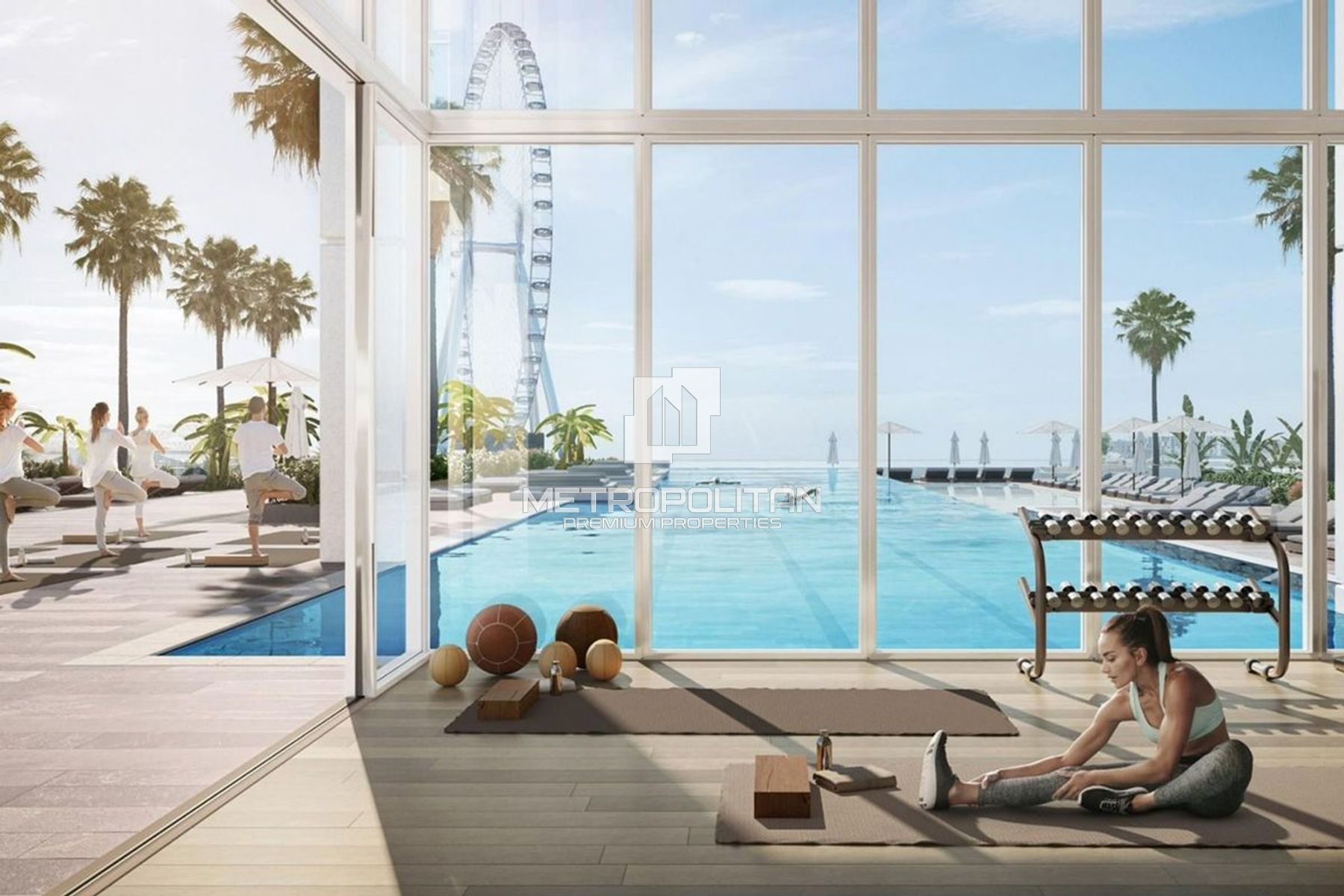Motivated Seller | Full Sea View | 2 BR + Maid's
