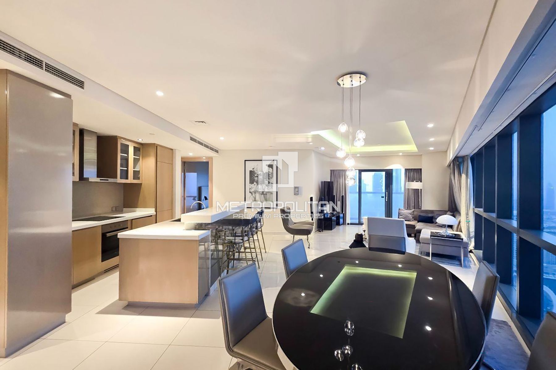 Fully Furnished 3BR + Maid | Burj Khalifa View