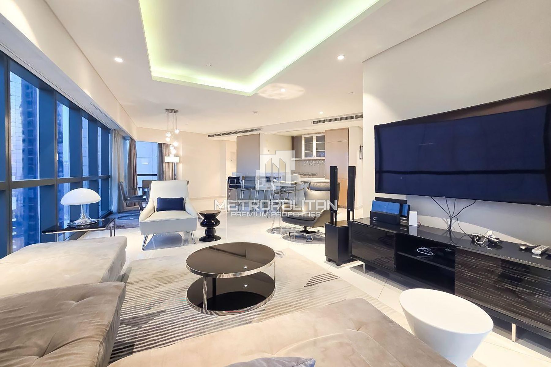 Fully Furnished 3BR + Maid | Burj Khalifa View