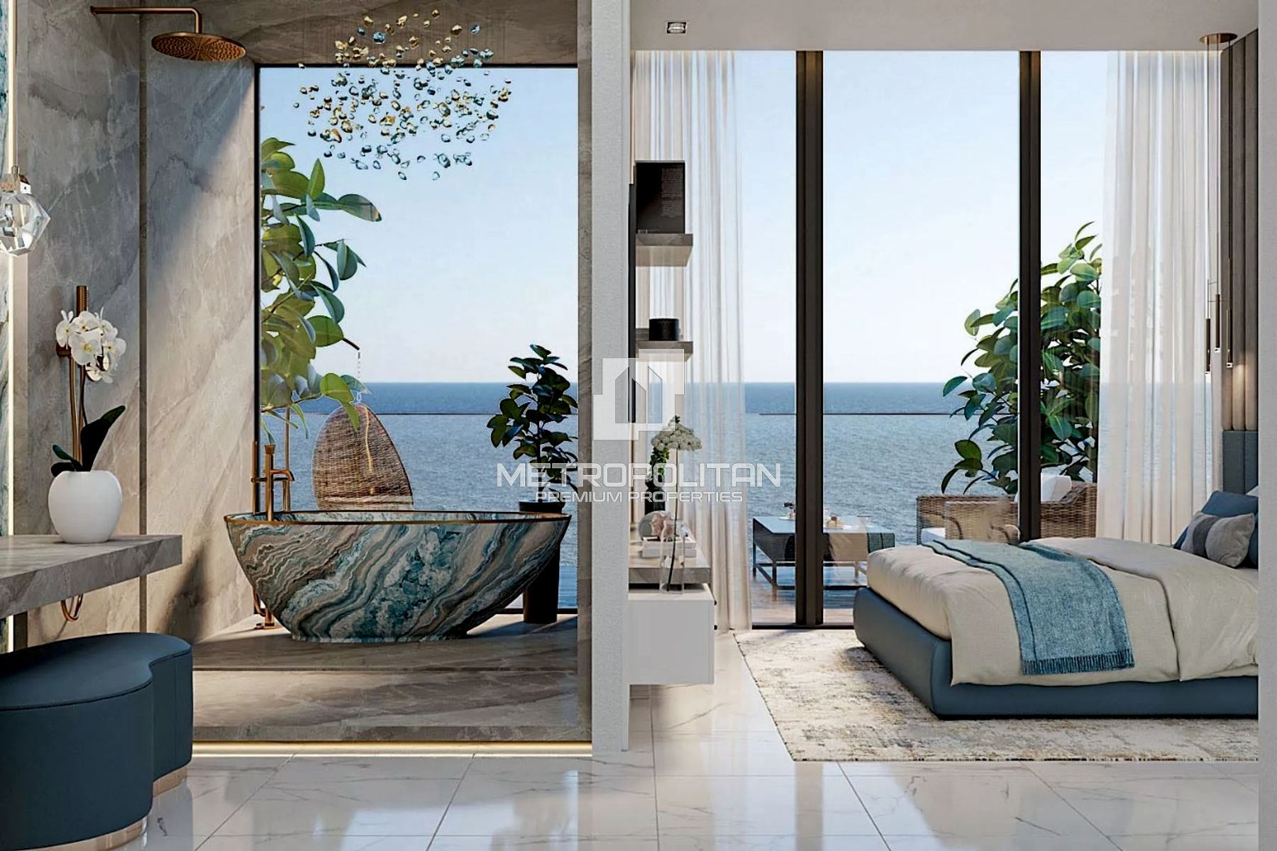 Sea and Casino view | High Floor | Spacious Layout