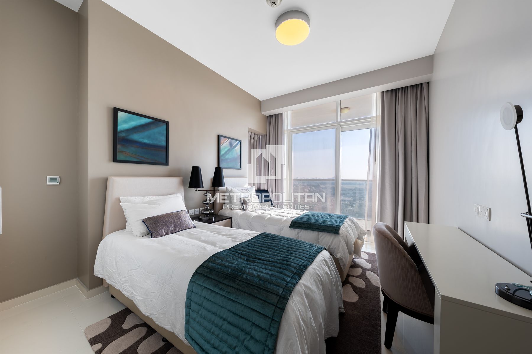 Fully Furnished |Pool and Sunset Views |High Floor