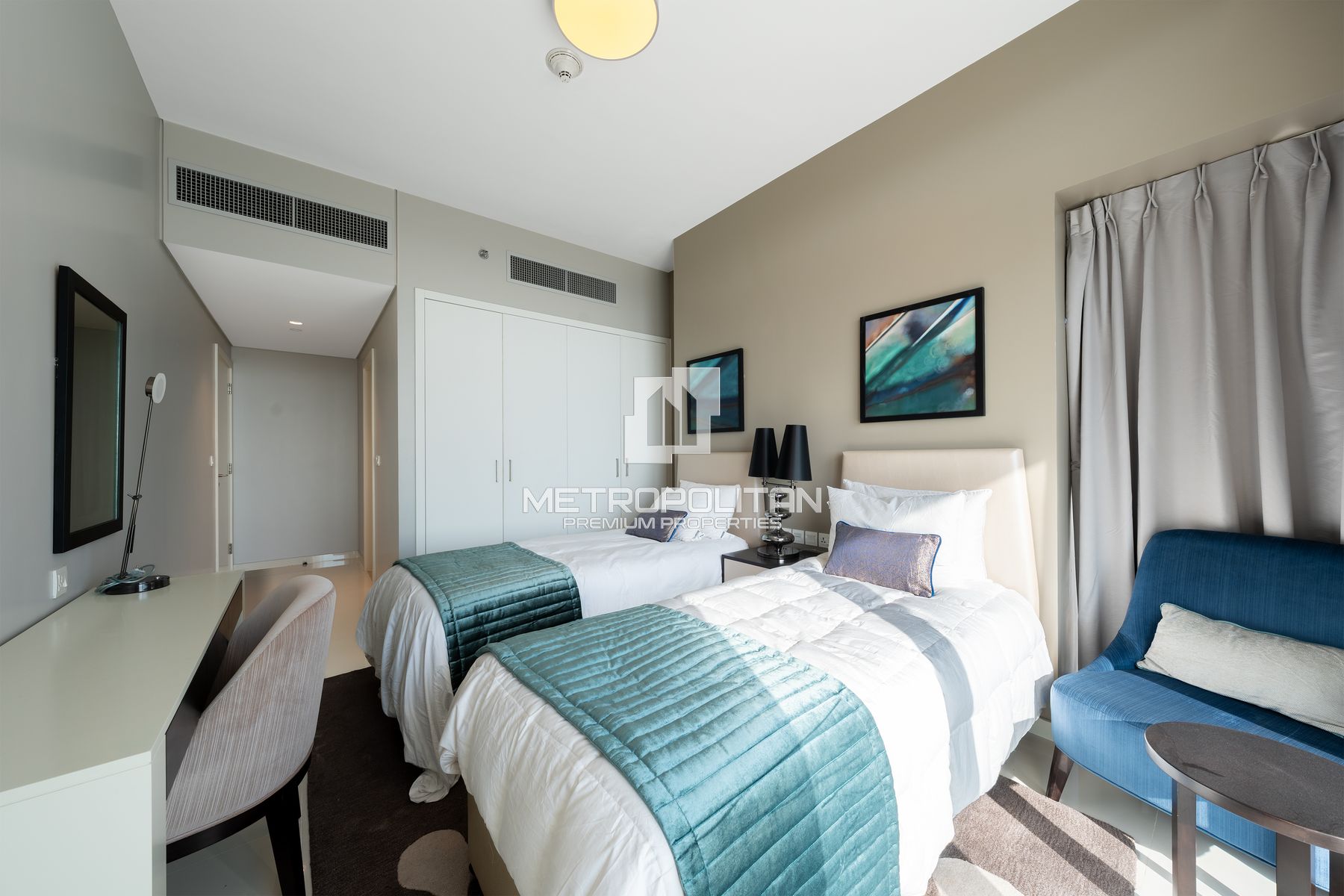 Fully Furnished |Pool and Sunset Views |High Floor