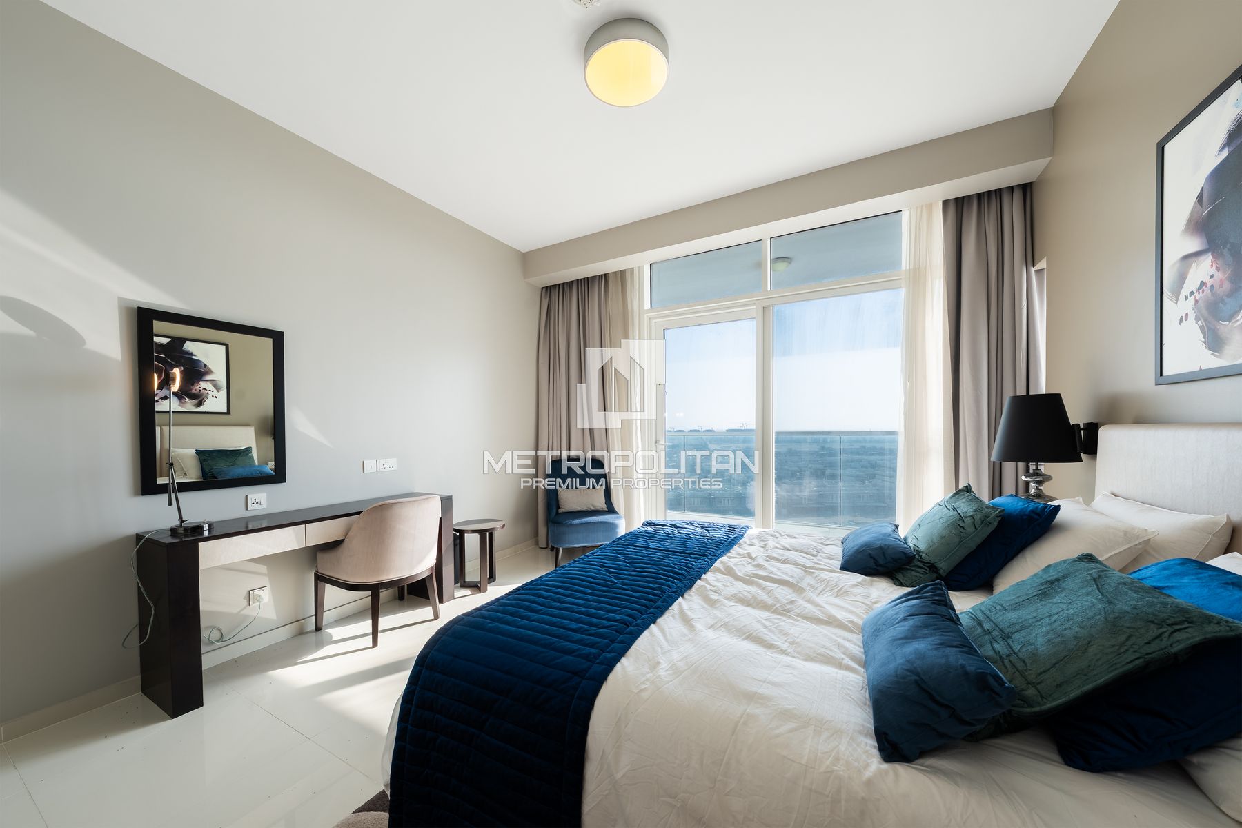 Fully Furnished |Pool and Sunset Views |High Floor