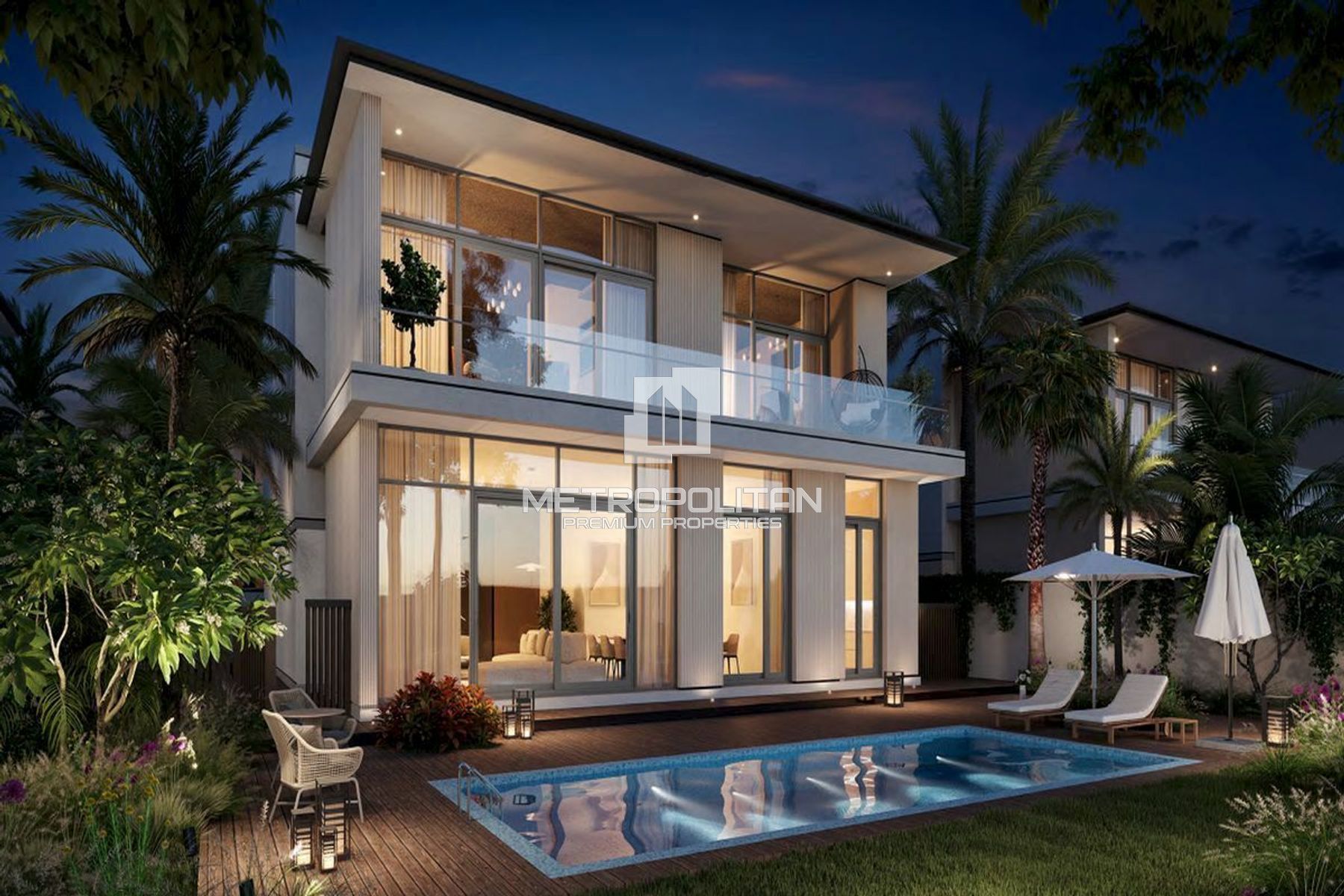 Burj Facing | G+2 Terrace | Single Row | Type B/C