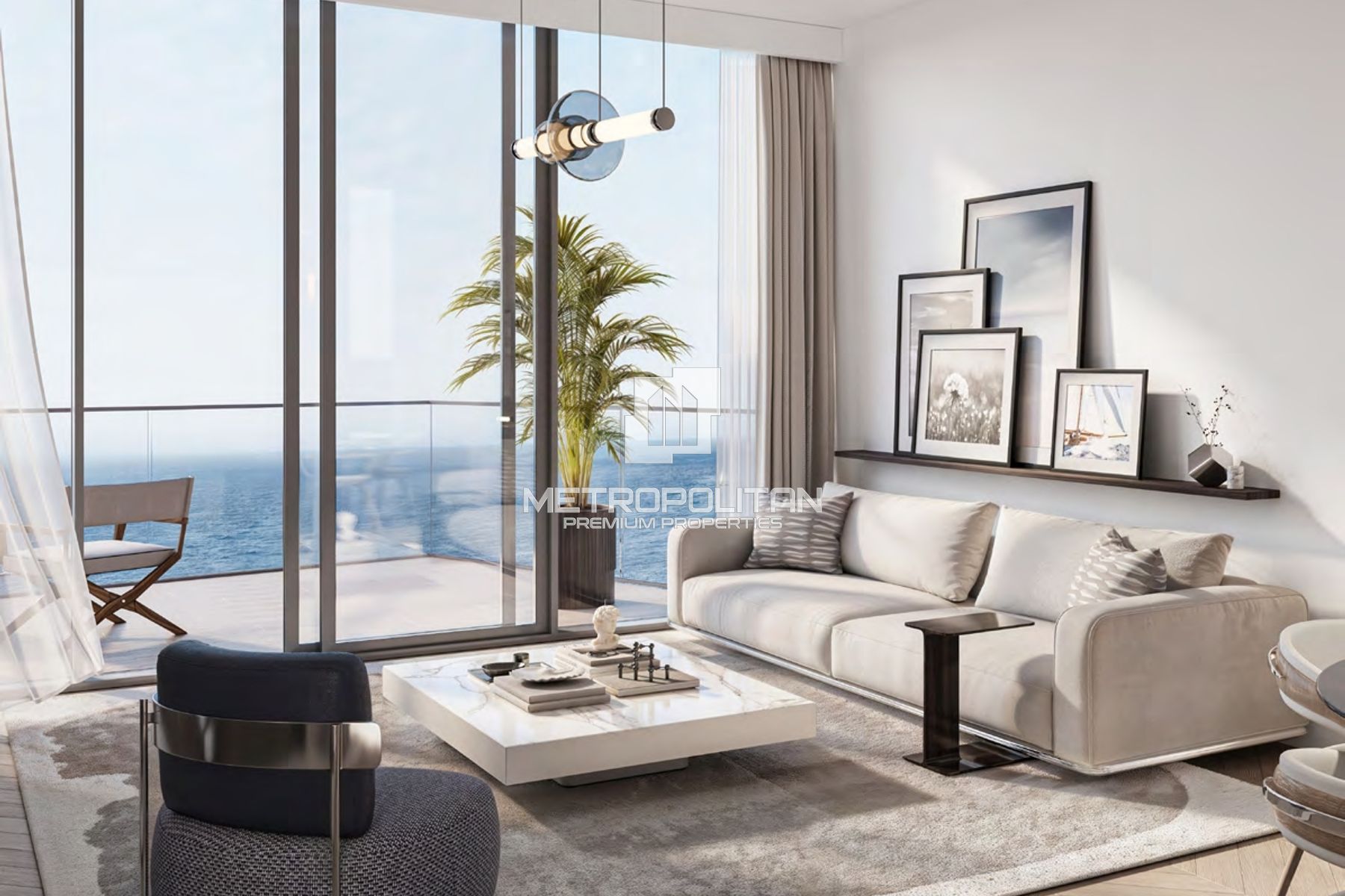 Luxury 1BR | Full Sea View | W/Kitchen Appliances