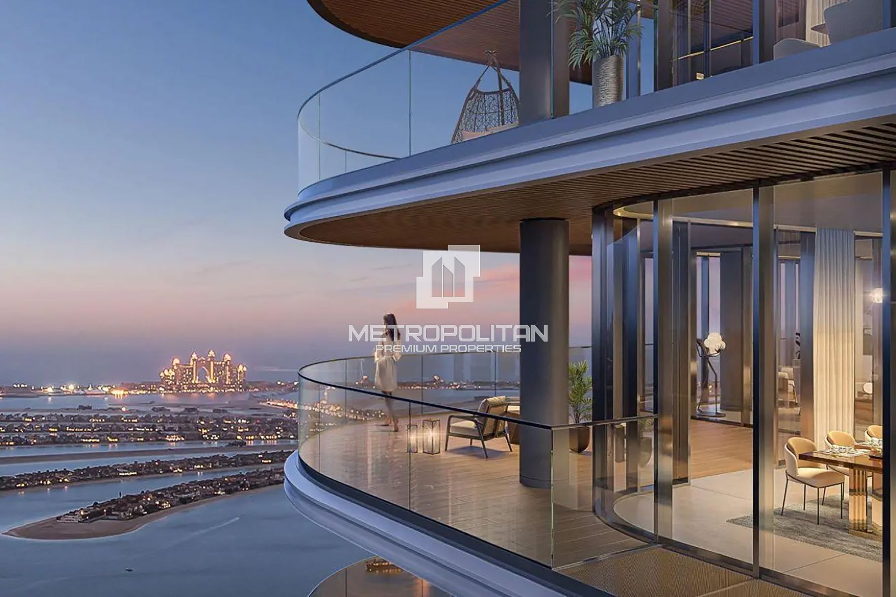 Original Price | Palm and Sea Views | High Floor