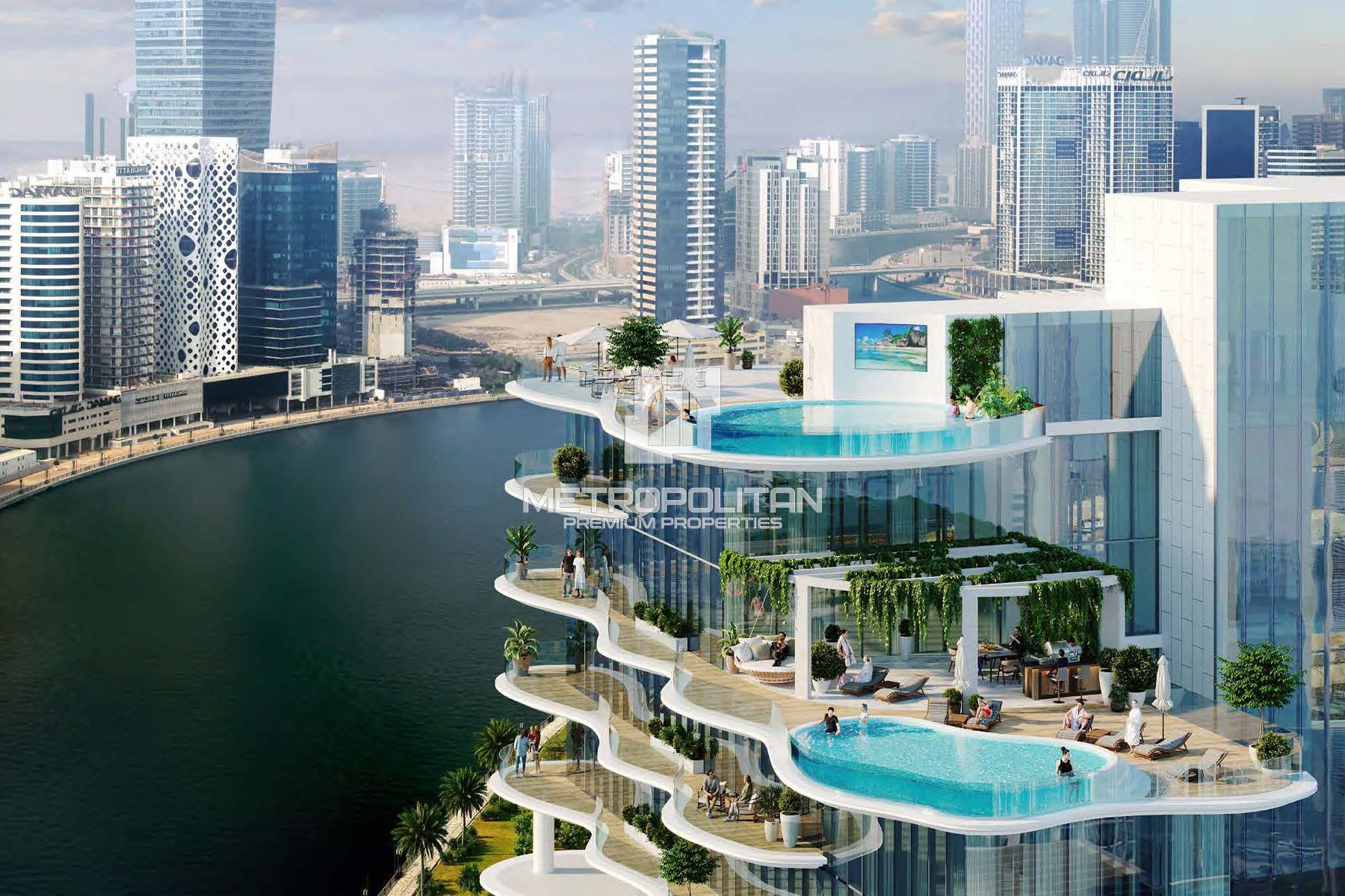 1BR Apartment for Sale in Chic Tower, Business Bay - MPS-51146
