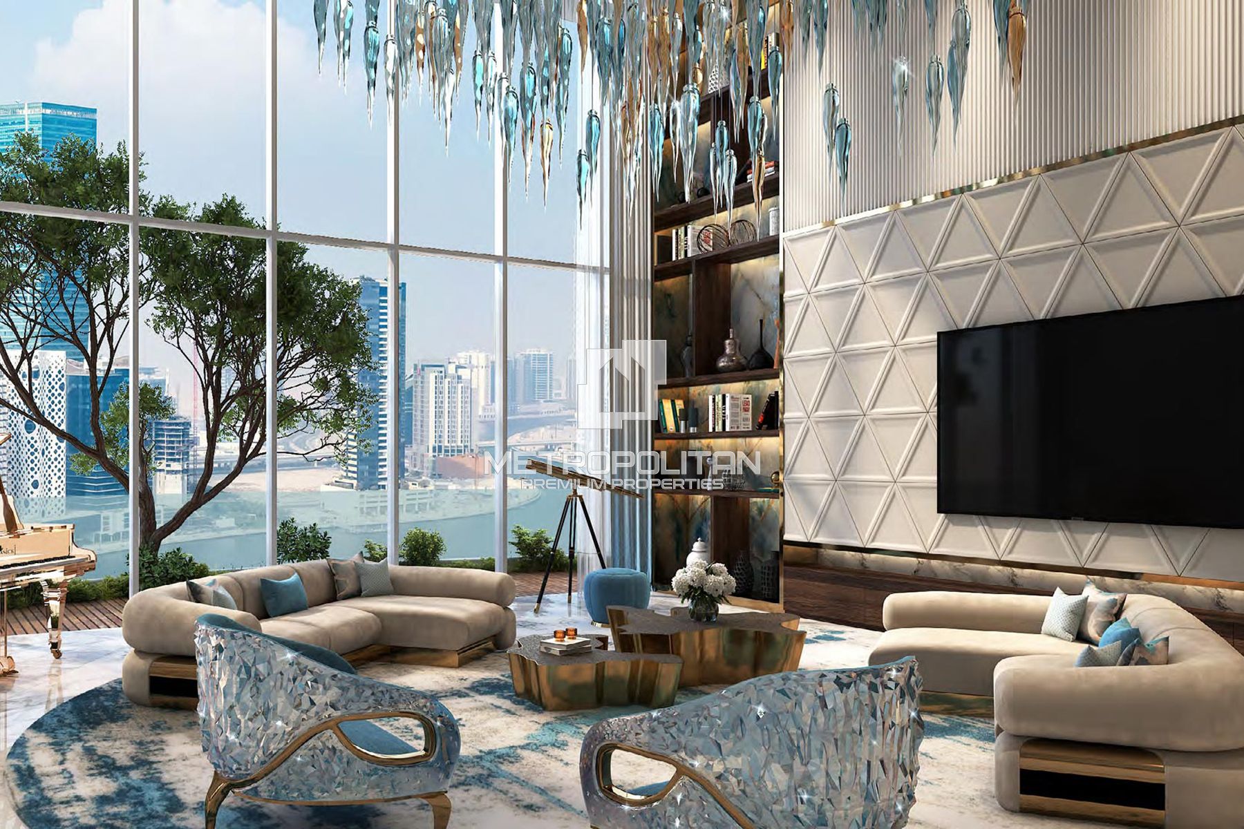 1BR Apartment for Sale in Chic Tower, Business Bay - MPS-51146