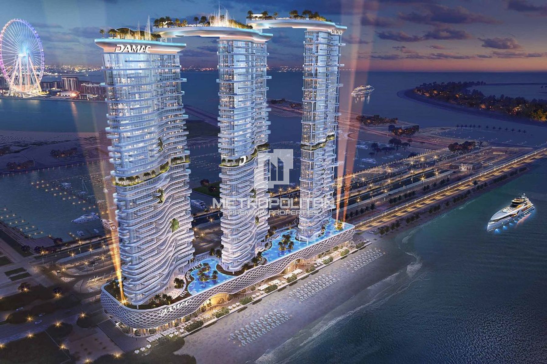 1BR Apartment for Sale in Damac Bay Tower A, Dubai Harbour - MPS-51157