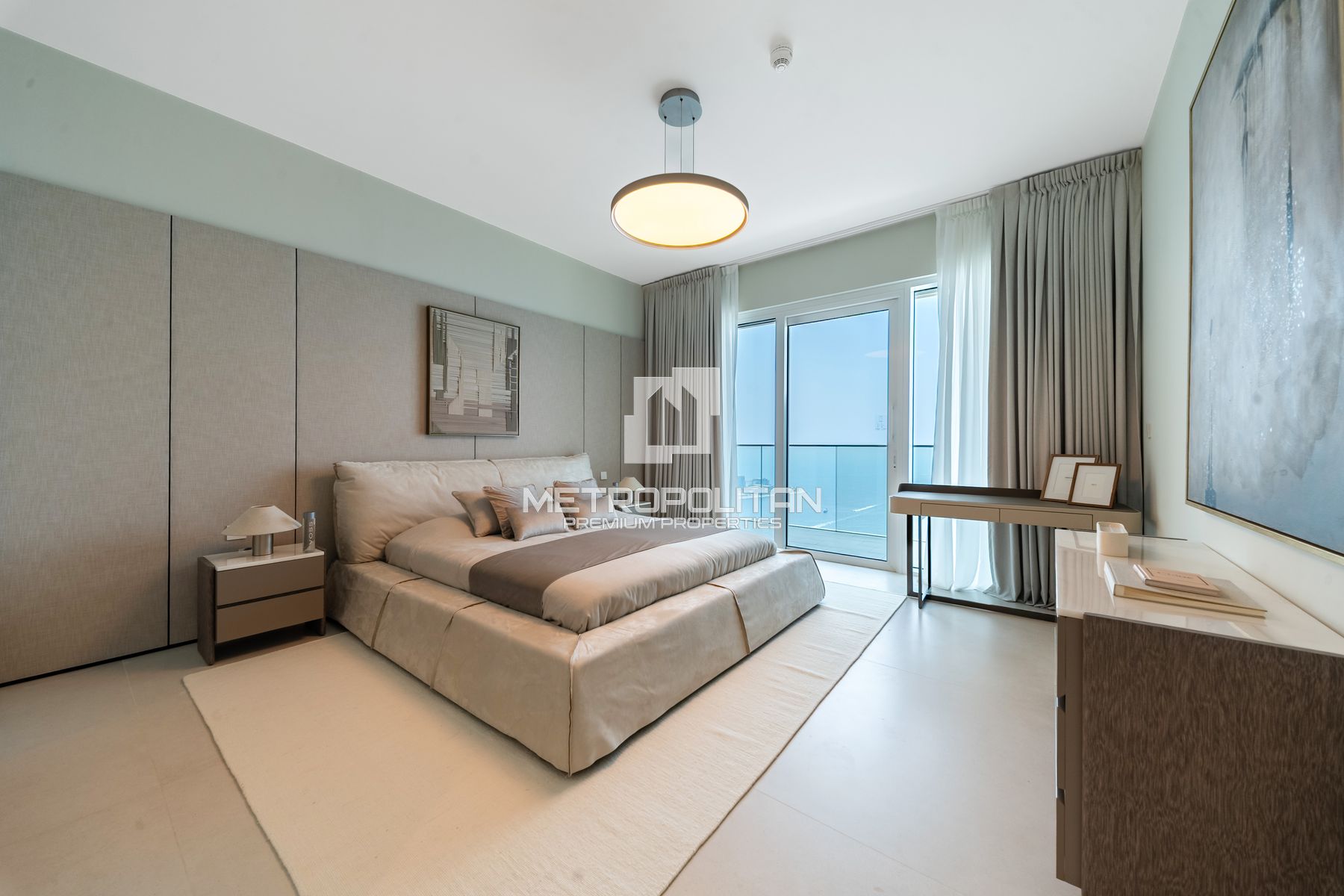 Elegant 4BR|Furnished| High Floor|Sea and Ain View