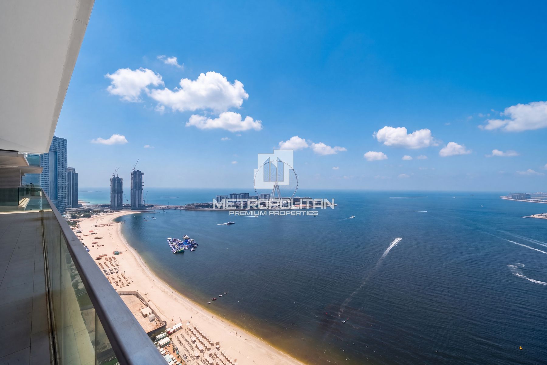 Elegant 4BR|Furnished| High Floor|Sea and Ain View