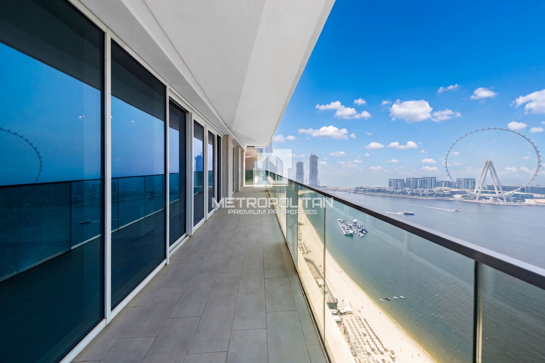 Elegant 4BR|Furnished| High Floor|Sea and Ain View