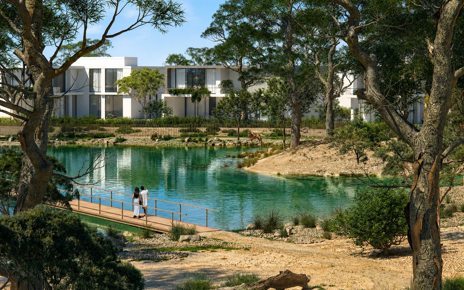 Exclusive Unit | Dual Views of the Wadi and Park