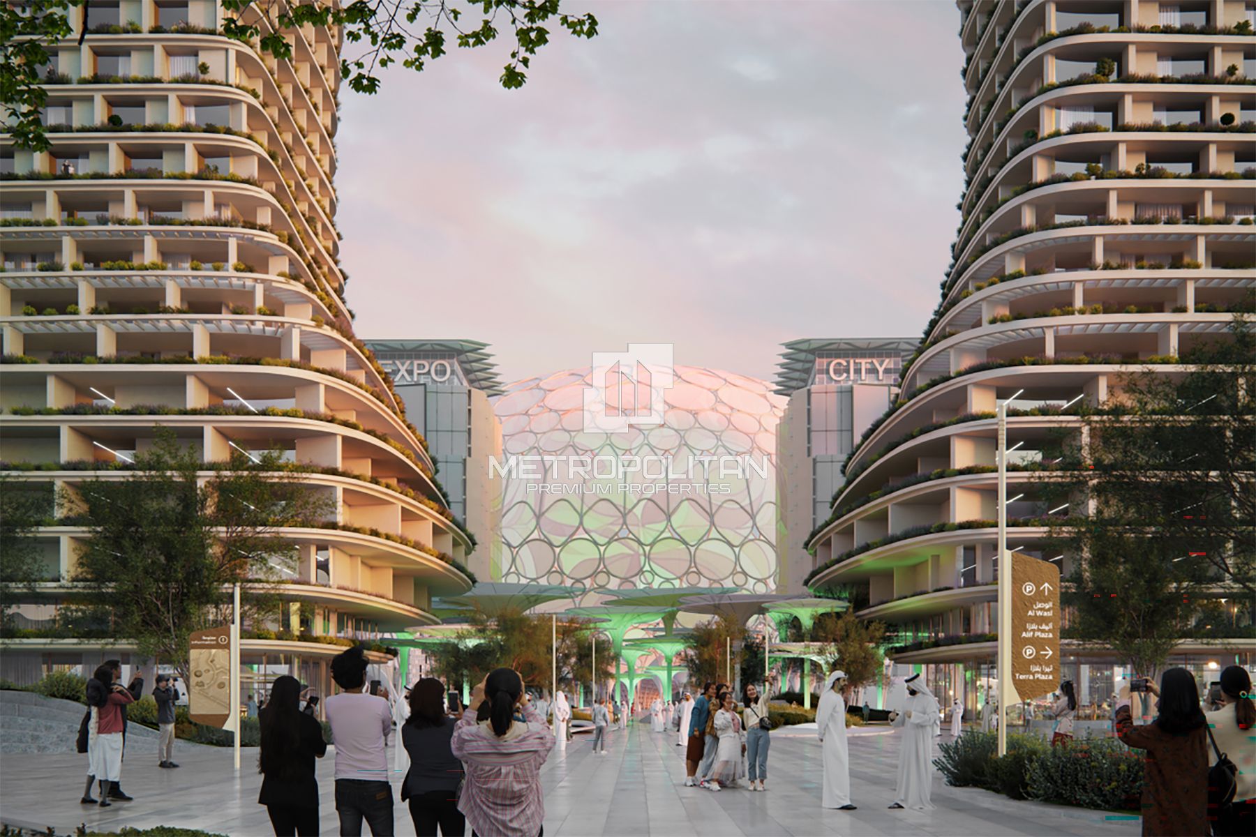 Exclusive Unit | Dual Views of the Wadi and Park