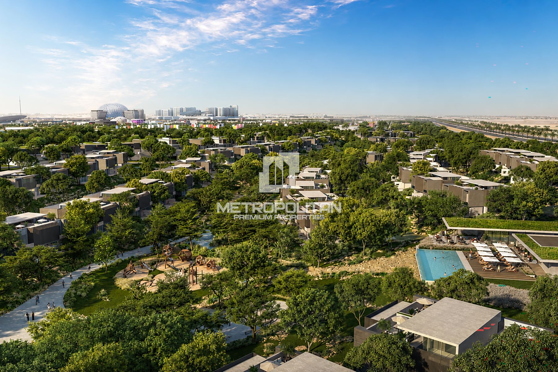 Exclusive Unit | Dual Views of the Wadi and Park