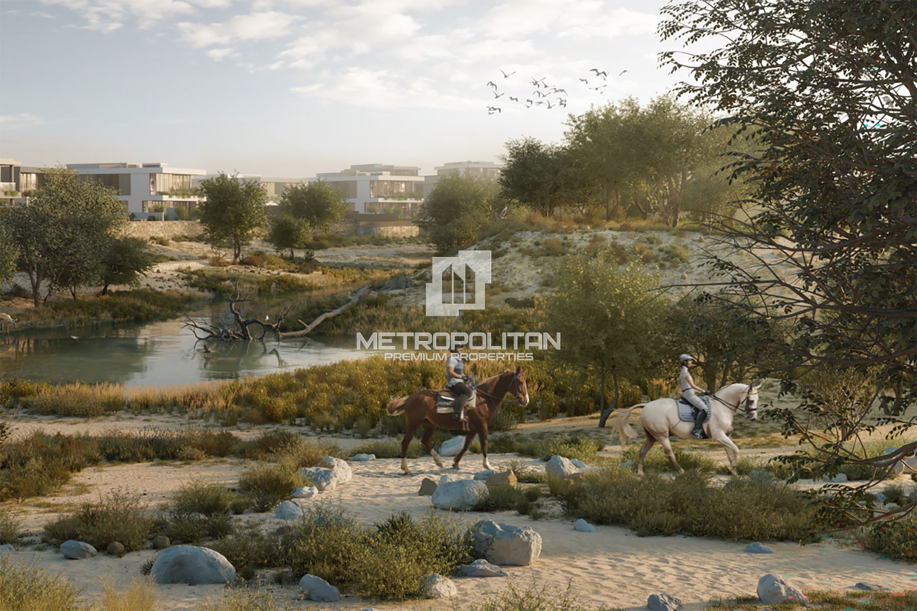 Exclusive Unit | Dual Views of the Wadi and Park