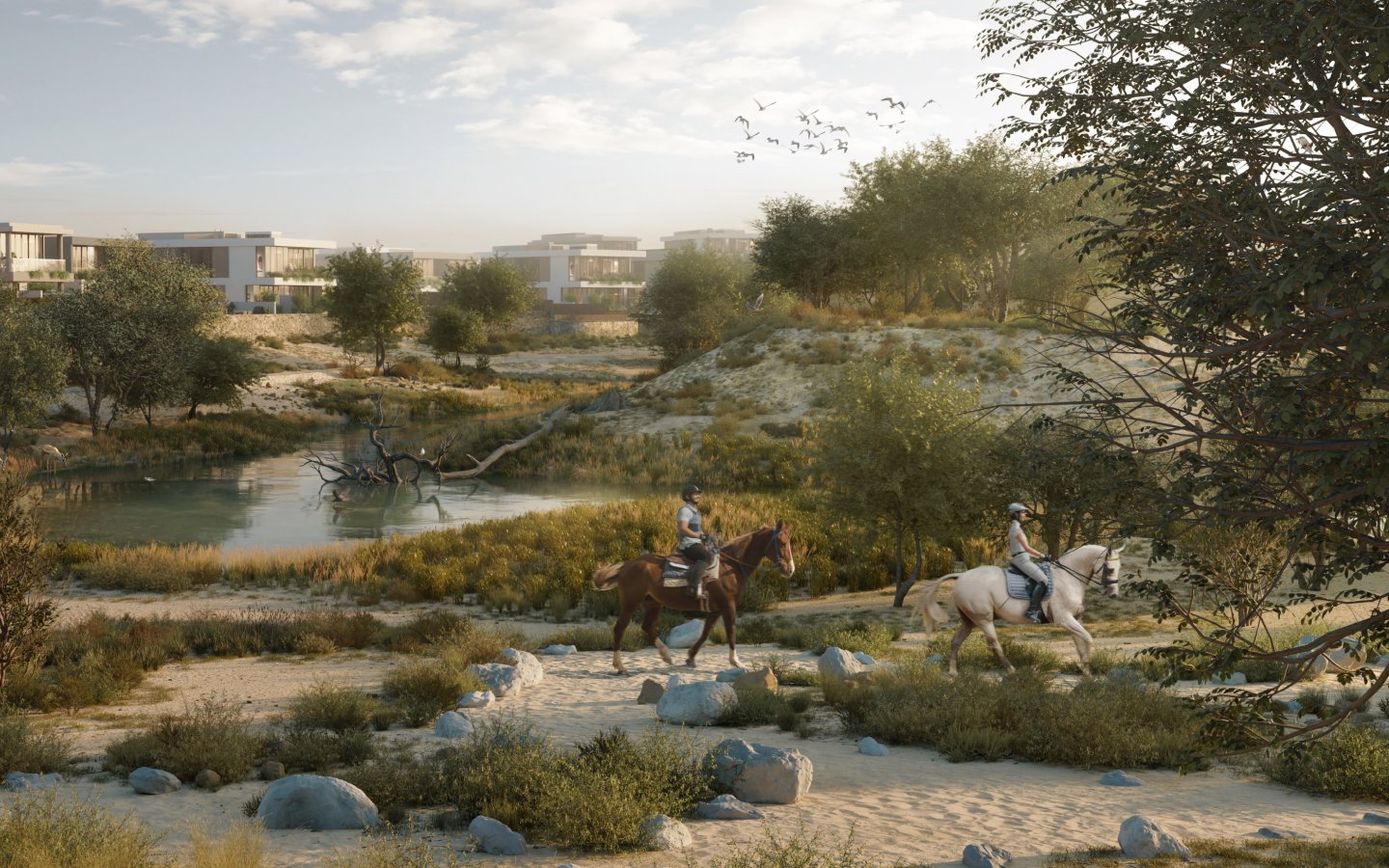Exclusive Unit | Dual Views of the Wadi and Park