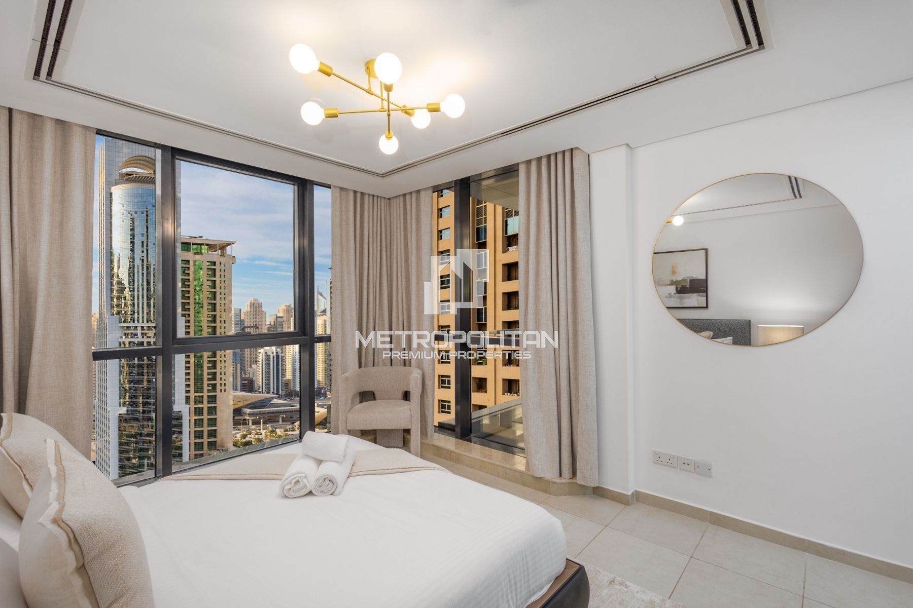 Fully Furnished 2BR | Full Lake View | High Floor