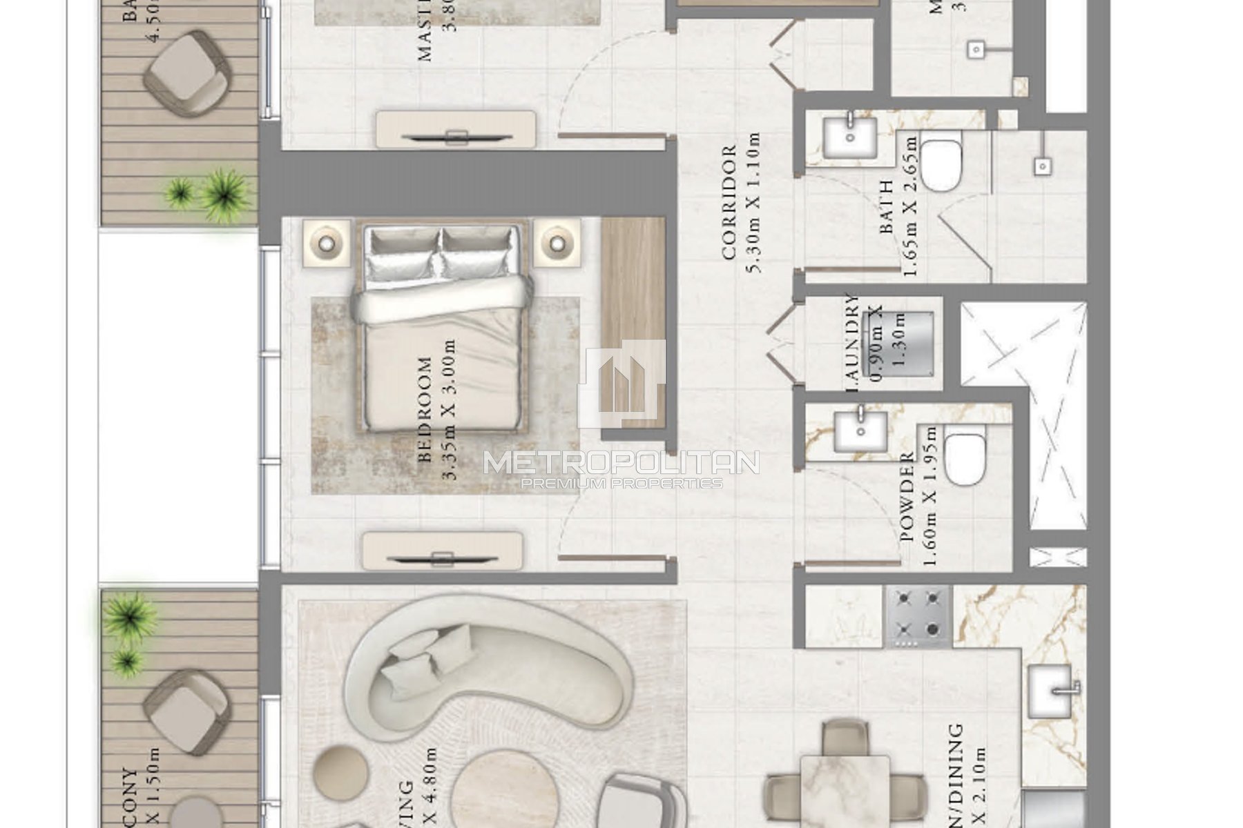 Original Price | Open Palm View | High Floor