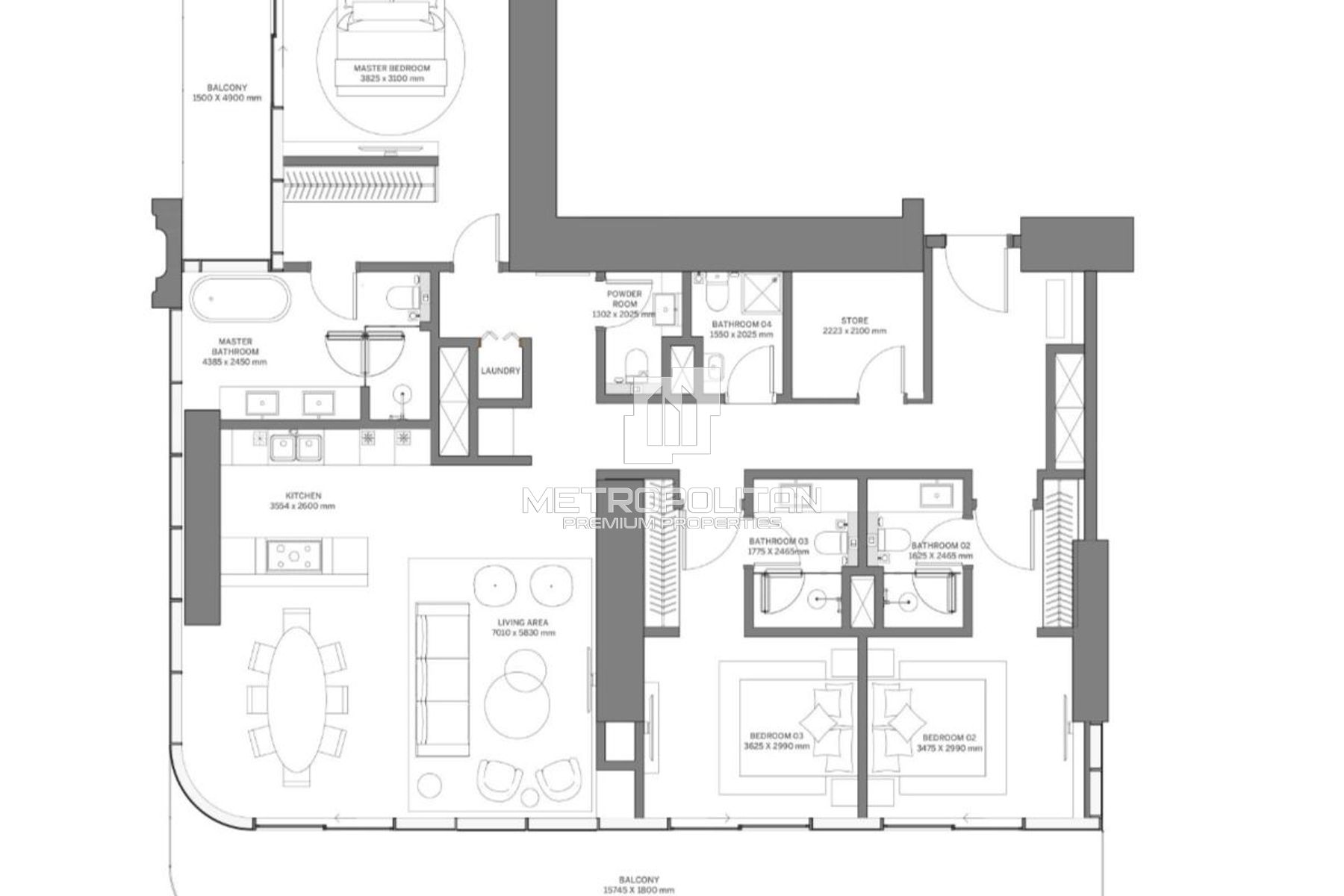 Original Price + DLD | Sea View + Balcony