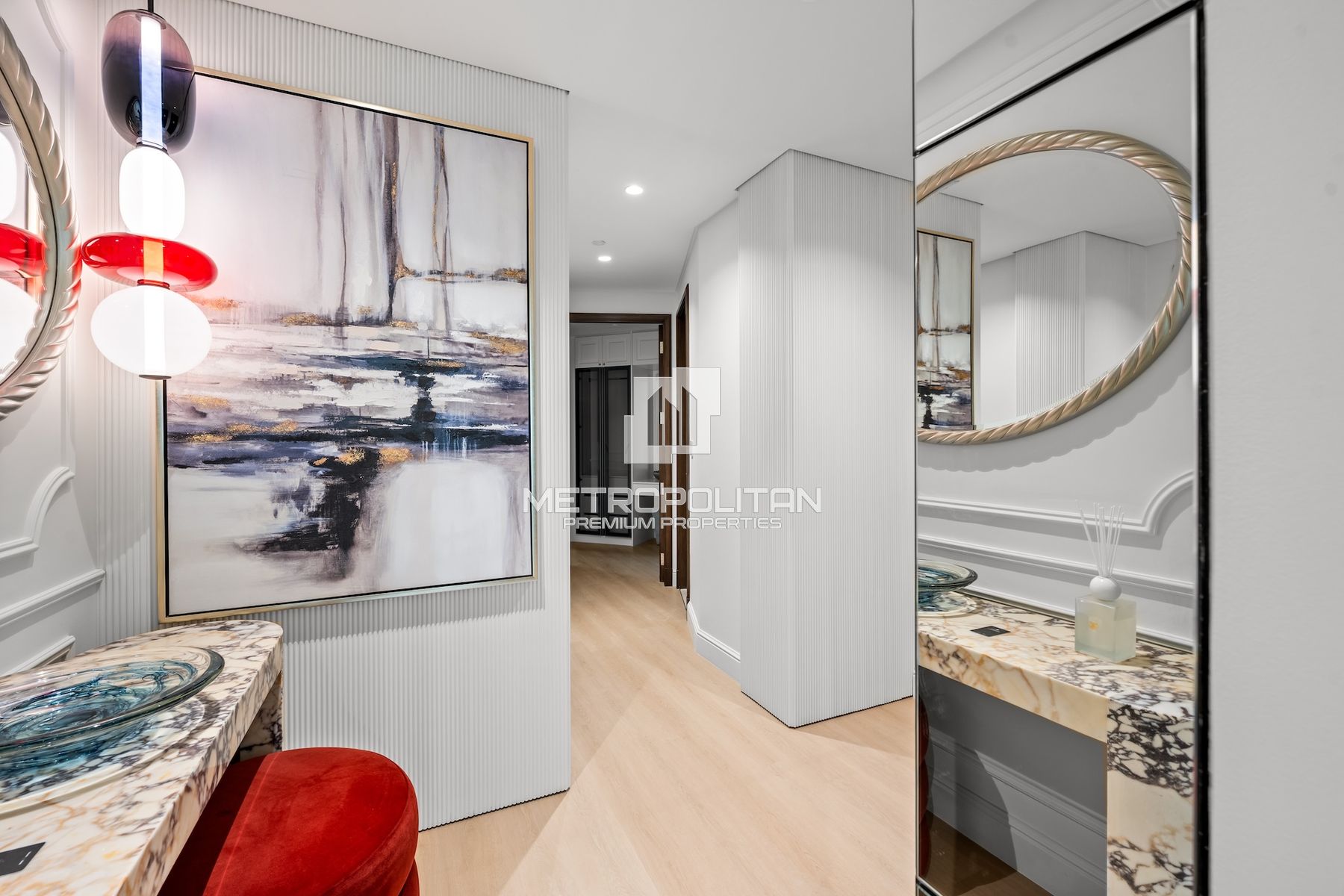 Fully Upgraded 2BR | Burj Khalifa View | Low Floor