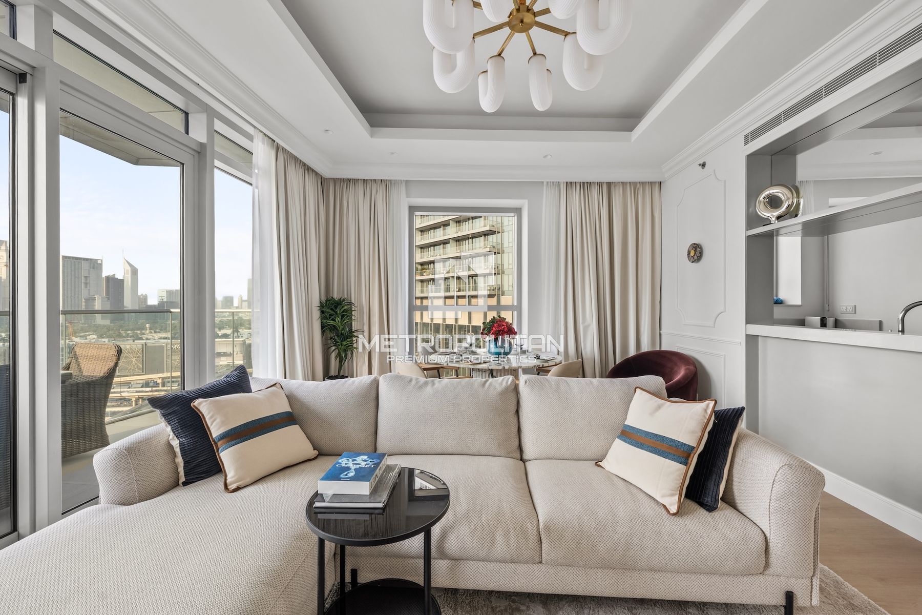 Fully Upgraded 2BR | Burj Khalifa View | Low Floor