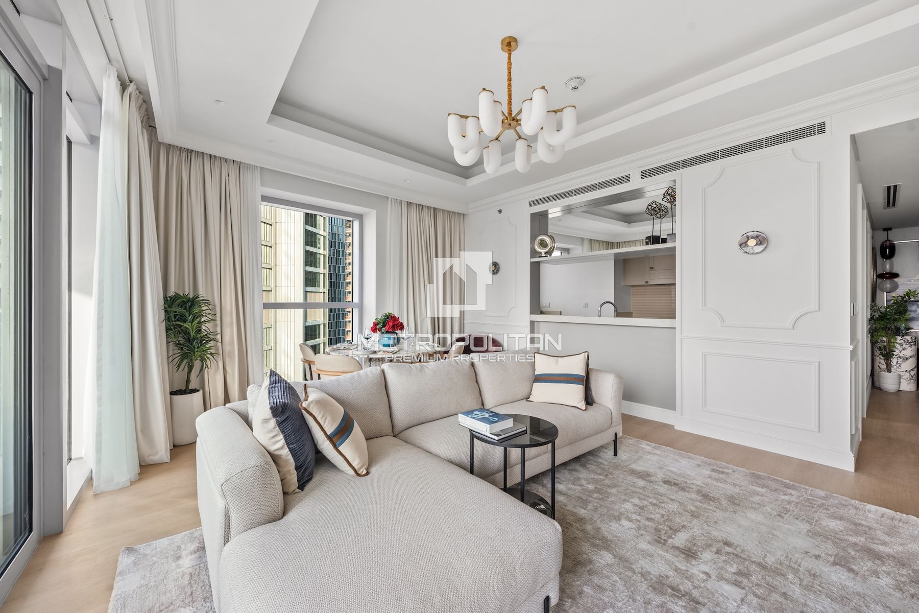 Fully Upgraded 2BR | Burj Khalifa View | Low Floor