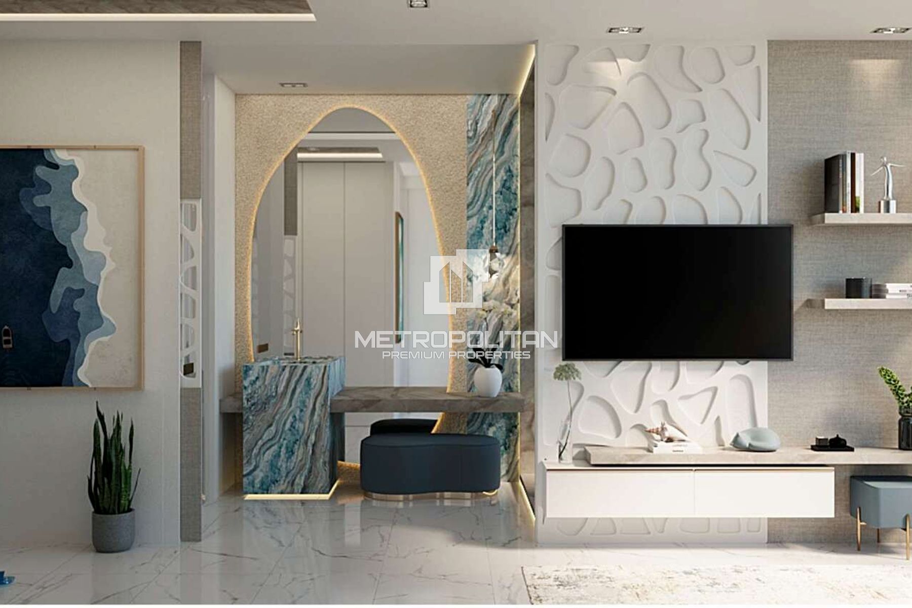 Luxury Studio | Sea View | W/Kitchen Appliances