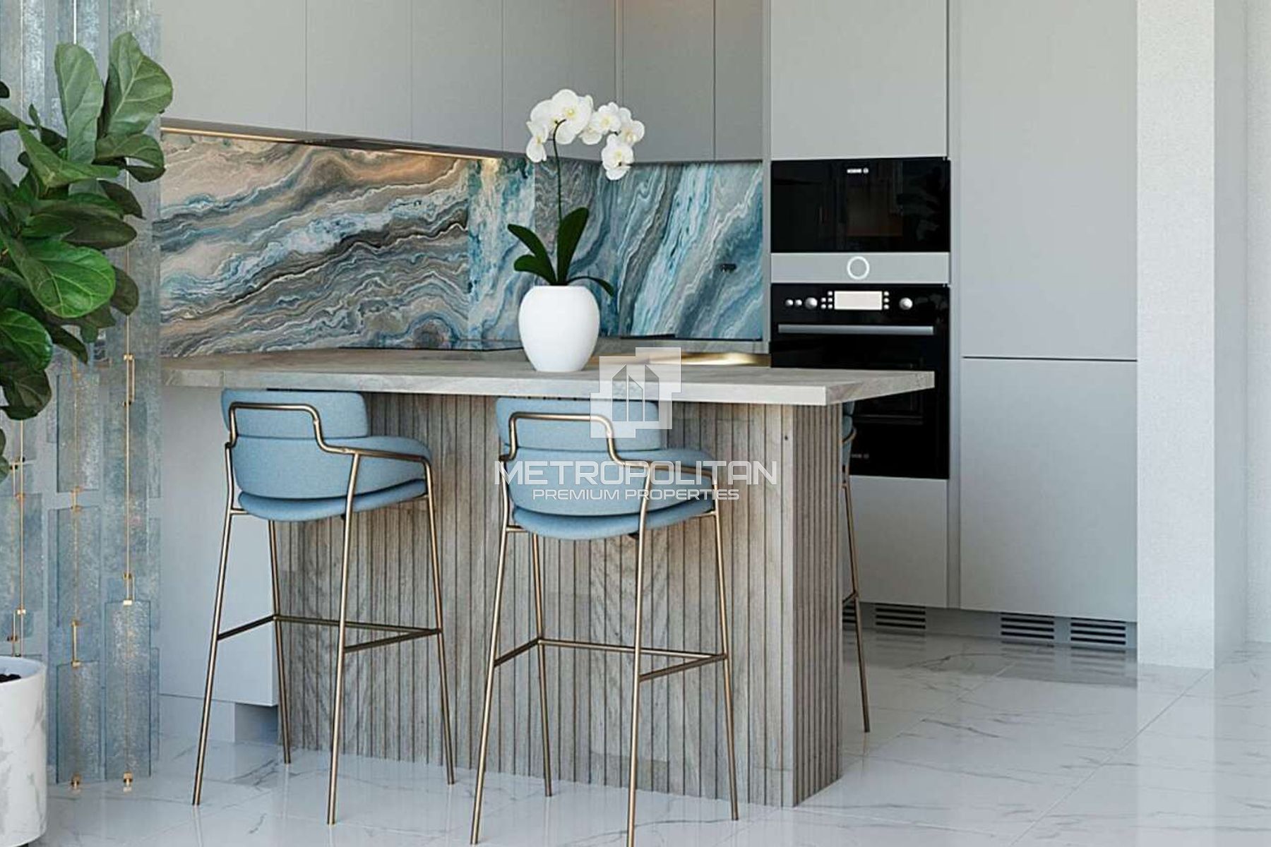 Luxury Studio | Sea View | W/Kitchen Appliances