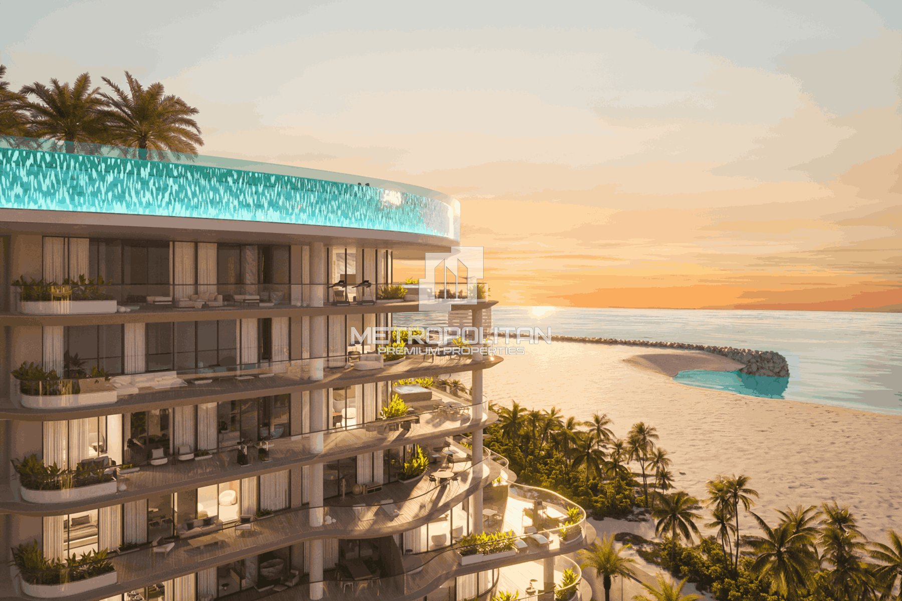 Luxury Studio | Sea View | W/Kitchen Appliances