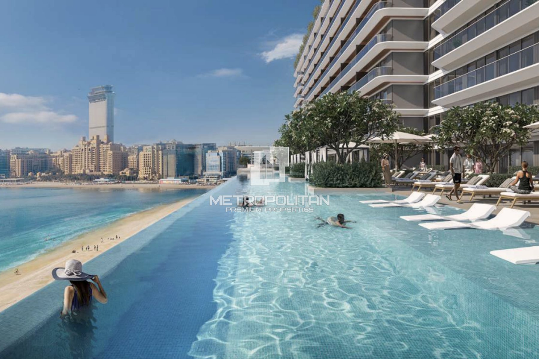 Sea & Palm View | High Floor | Spacious Unit