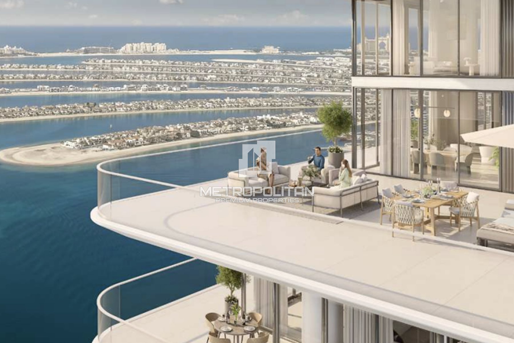 Sea & Palm View | High Floor | Spacious Unit