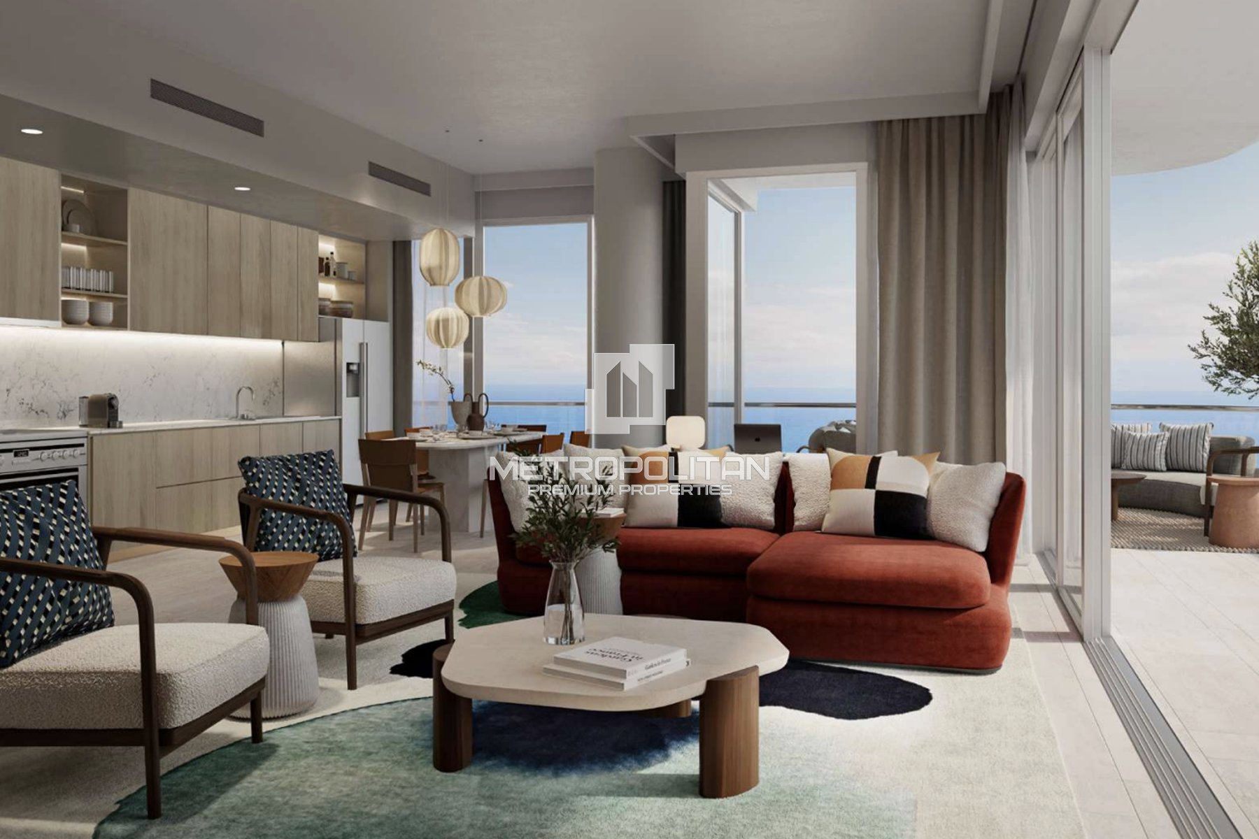 Sea & Palm View | High Floor | Spacious Unit