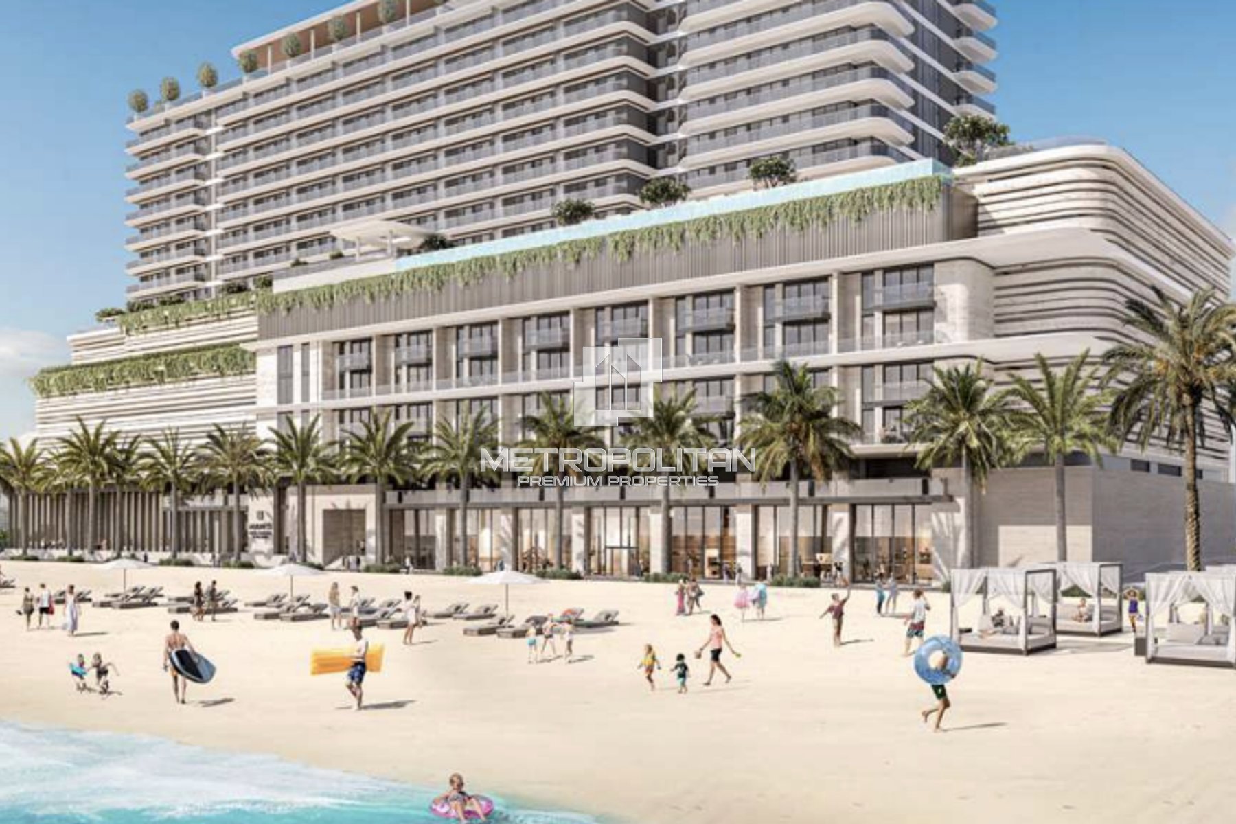 Sea & Palm View | High Floor | Spacious Unit