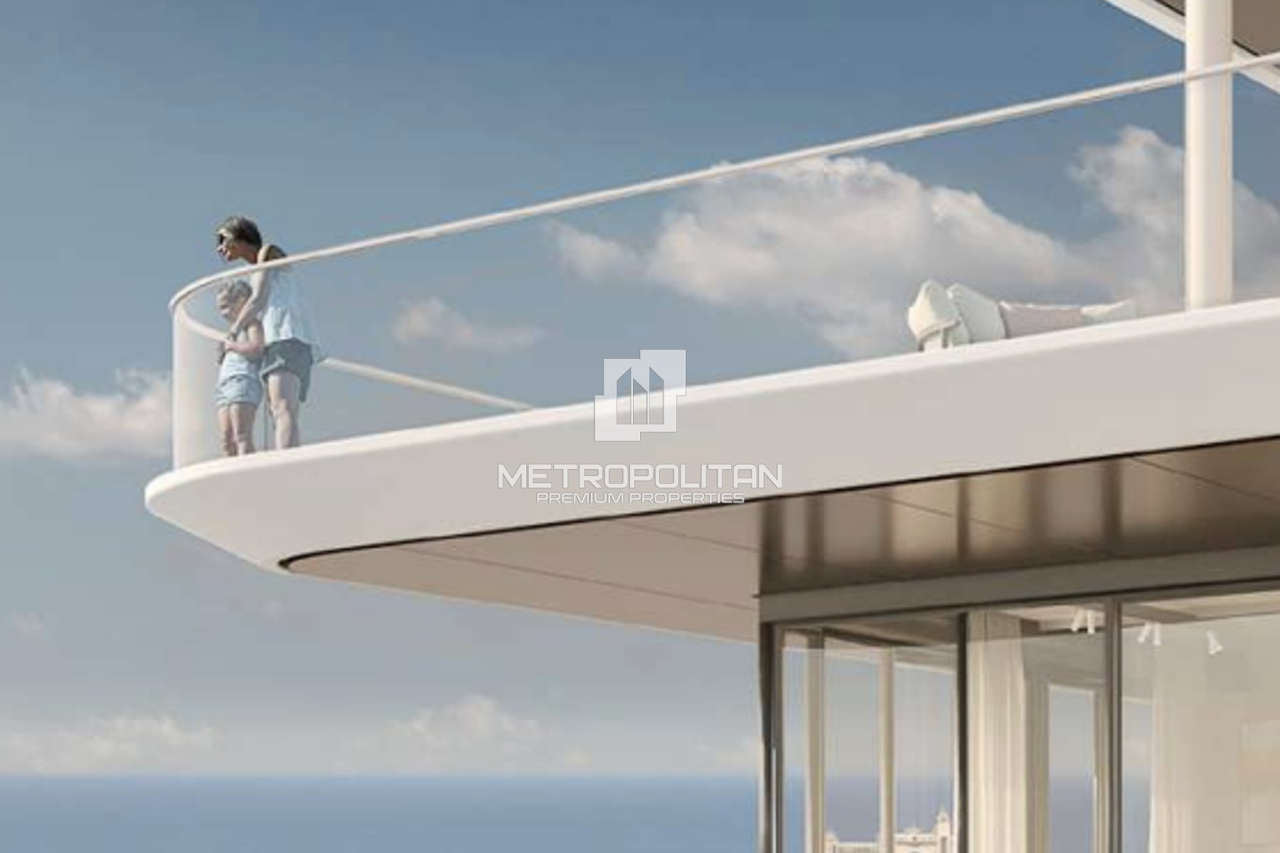Sea & Palm View | High Floor | Spacious Unit