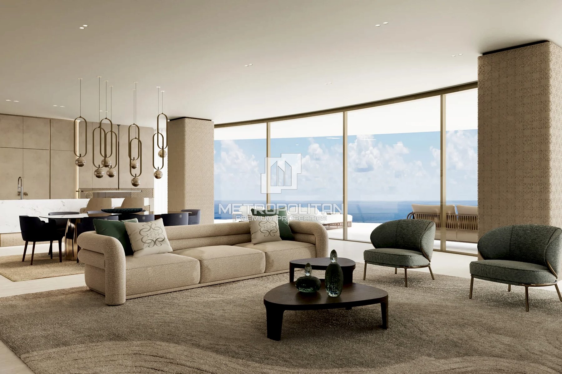 Stunning 2BR | Partial Sea View | Near  Casino