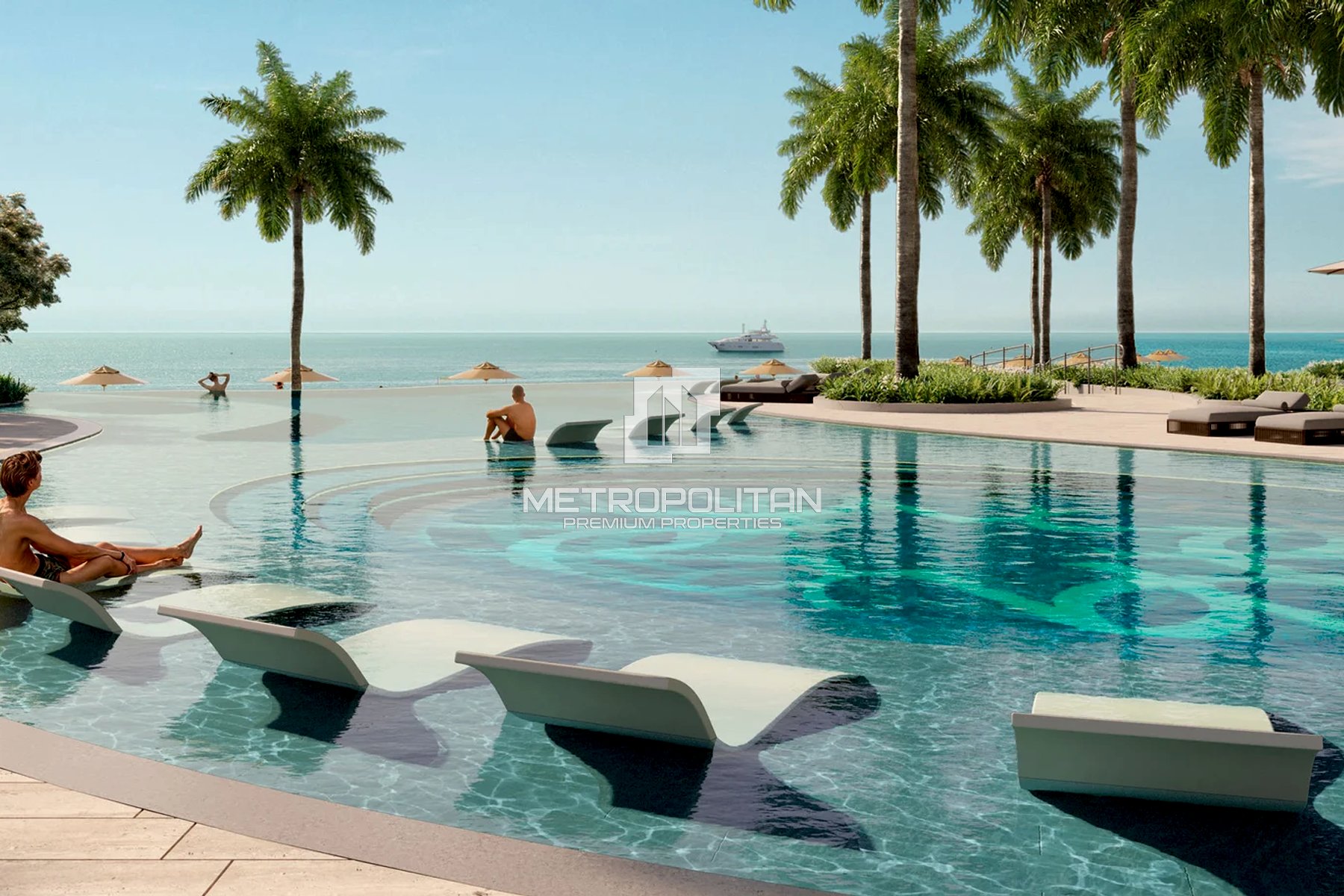 Stunning 2BR | Partial Sea View | Near  Casino