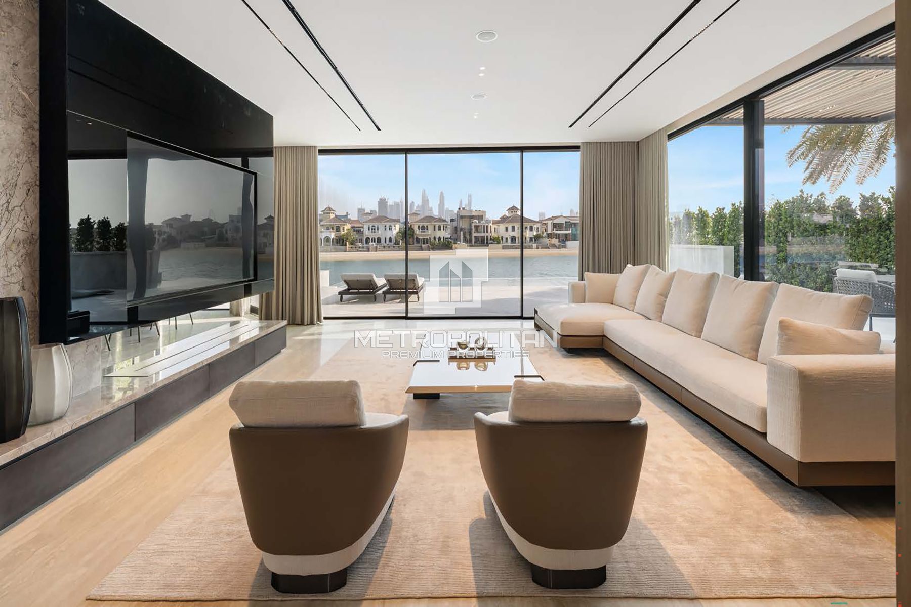 Turnkey Palm Jumeirah Villa With Private Beach