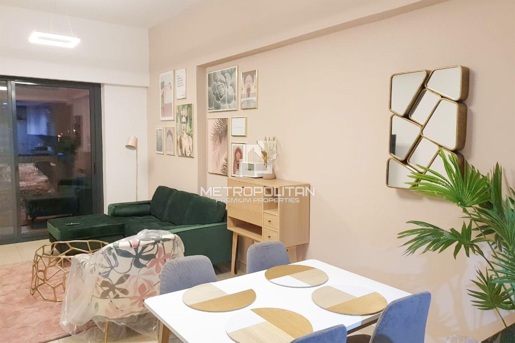 Fully Furnished | 1BR + Maids | Pool View