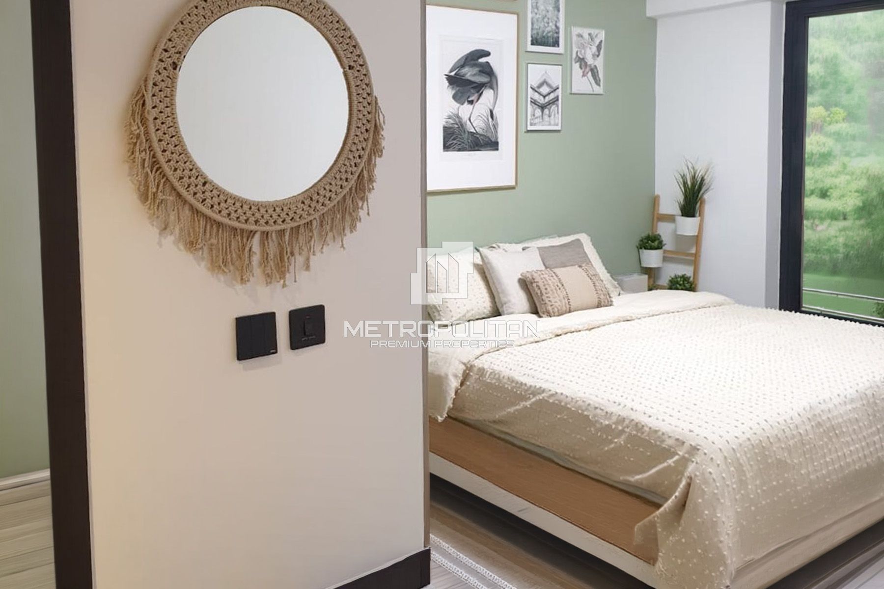 Fully Furnished | 1BR + Maids | Pool View