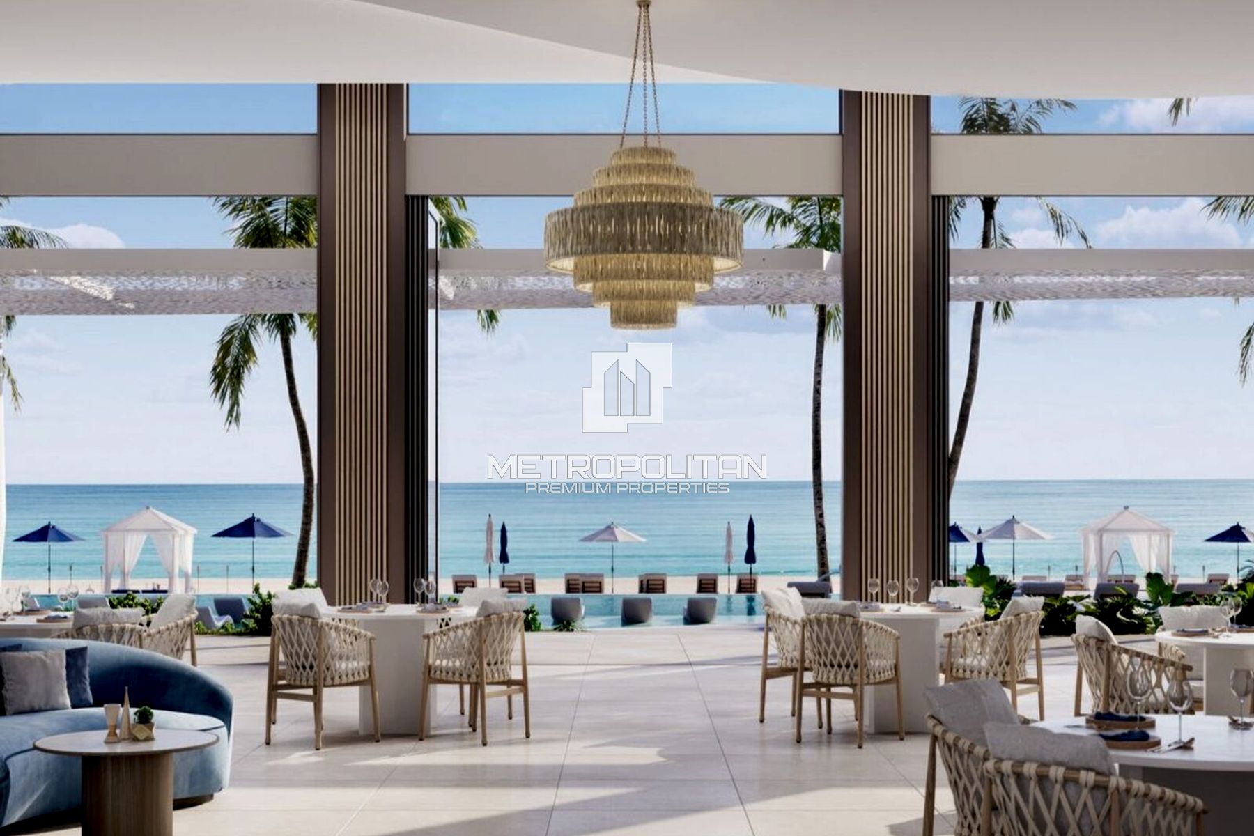 Stunning 2BR | Fully Furnished | Sea View