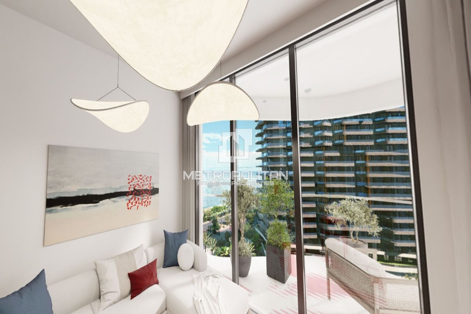 Stunning 2BR | Fully Furnished | Sea View