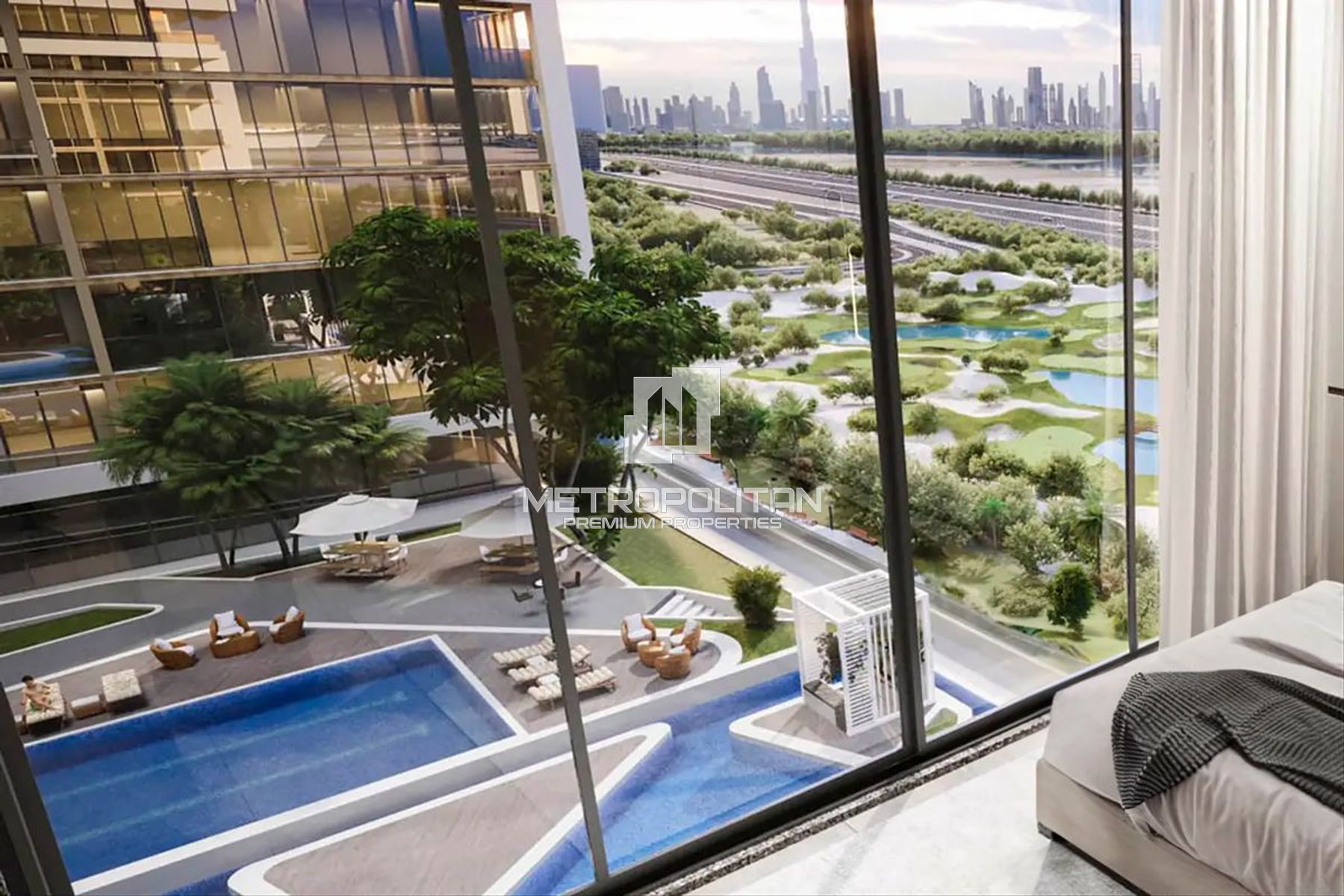 1BR + Study| Golf Views| High Floor | Nov Handover