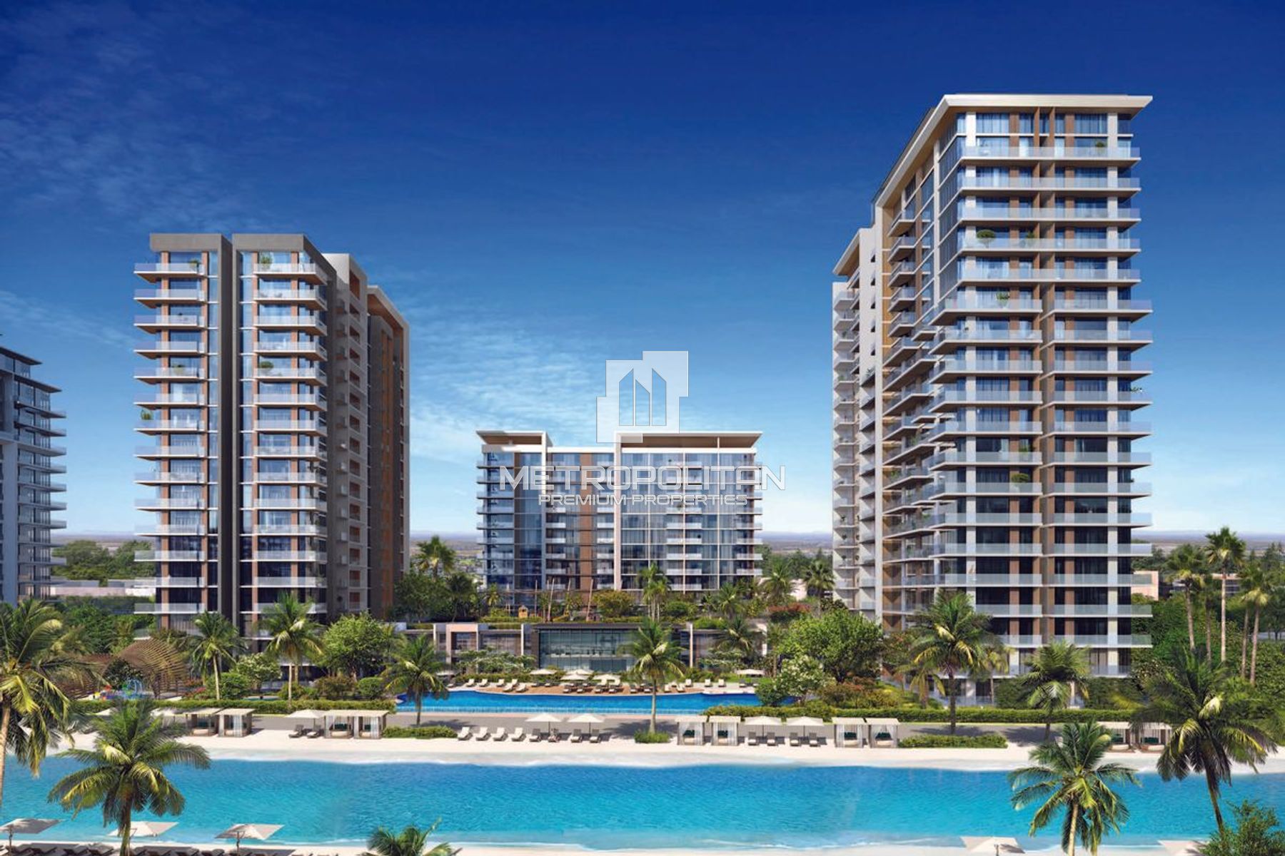 2BR + Maid | Lagoon & Full Burj Khalifa View